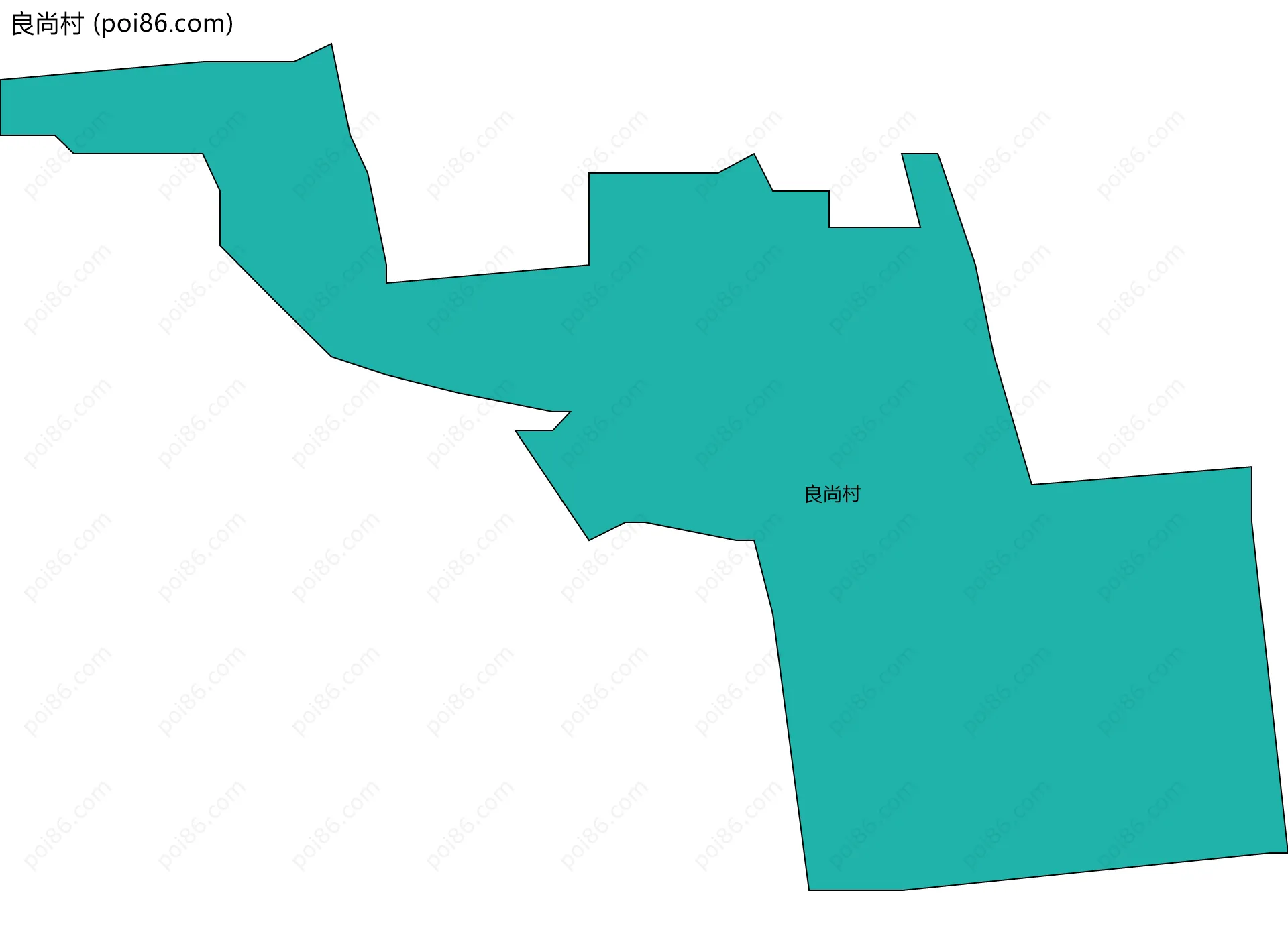 良尚村边界地图