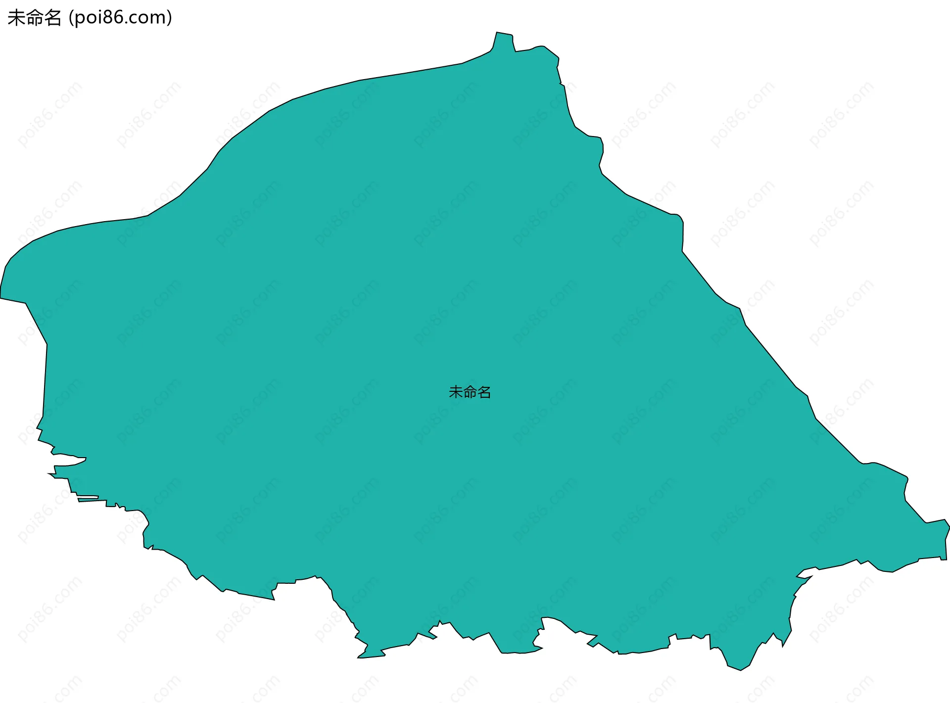 未命名边界地图