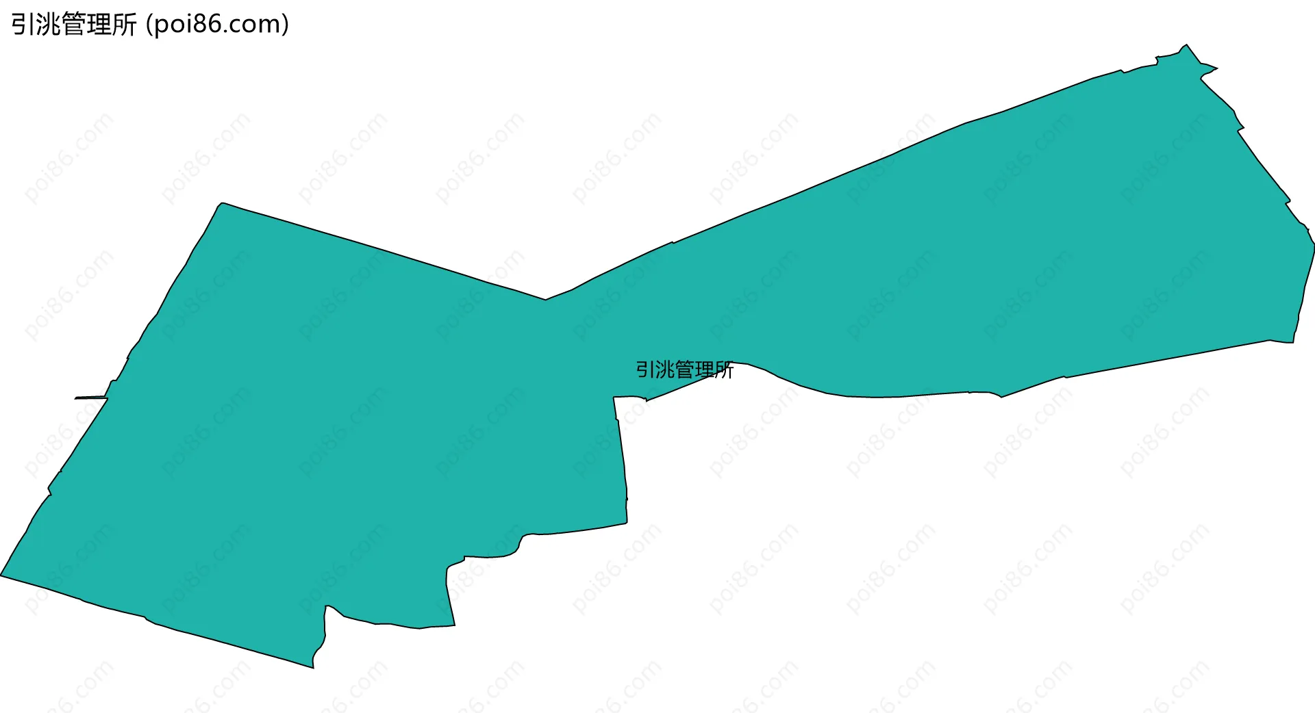 引洮管理所边界地图