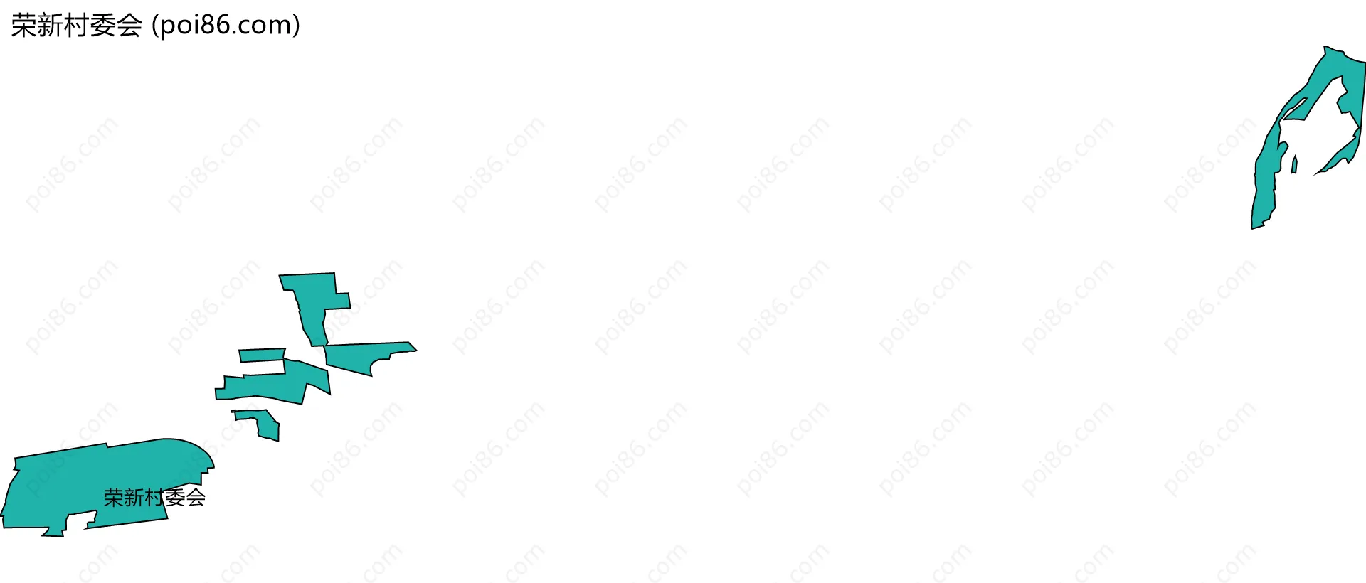 荣新村委会边界地图