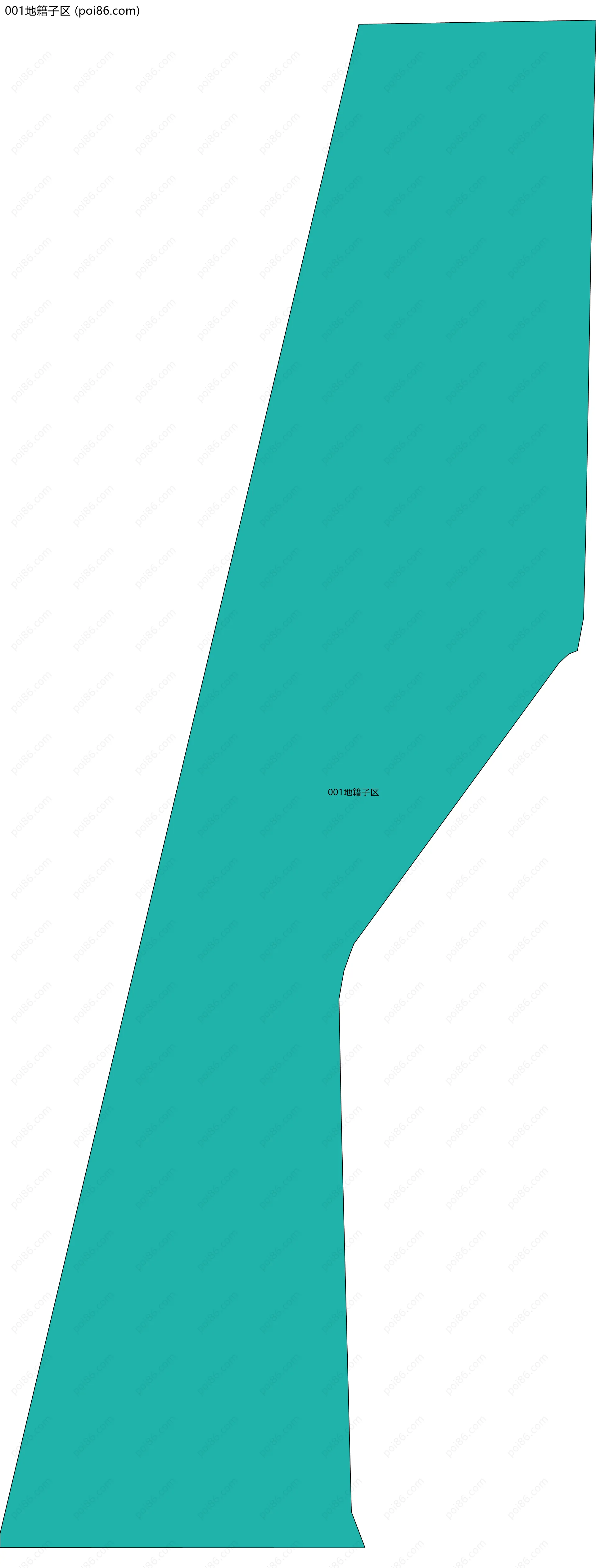 001地籍子区边界地图