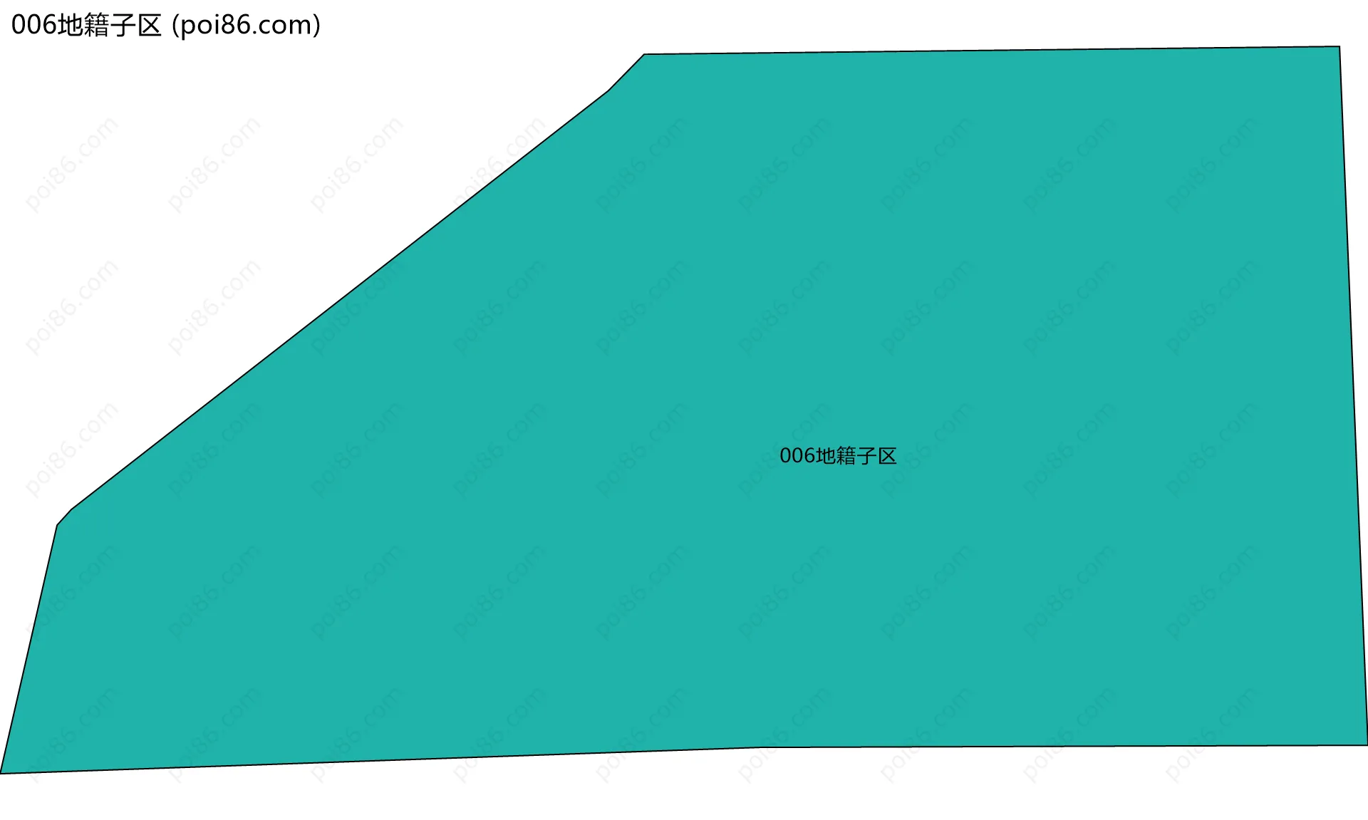 006地籍子区边界地图
