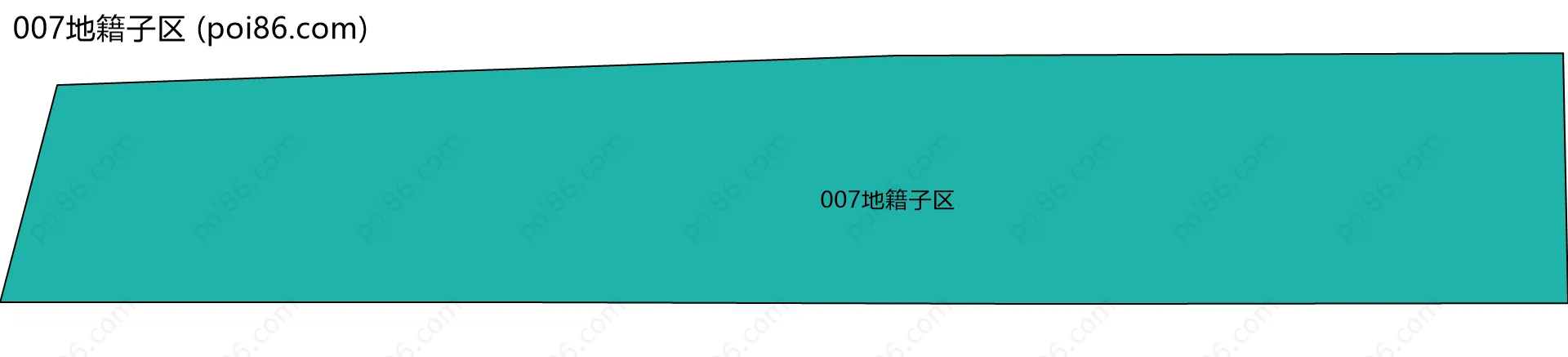 007地籍子区边界地图