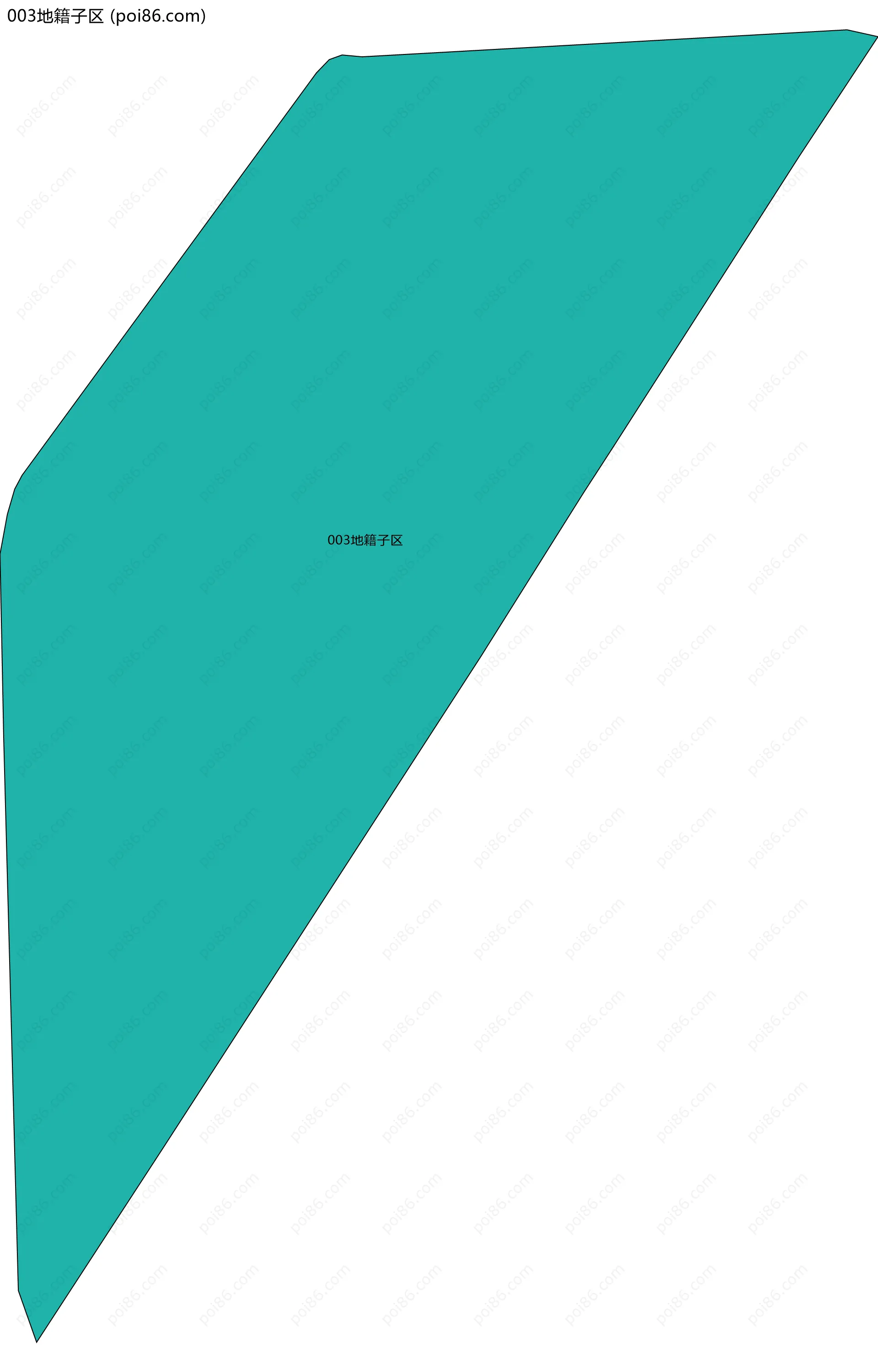 003地籍子区边界地图