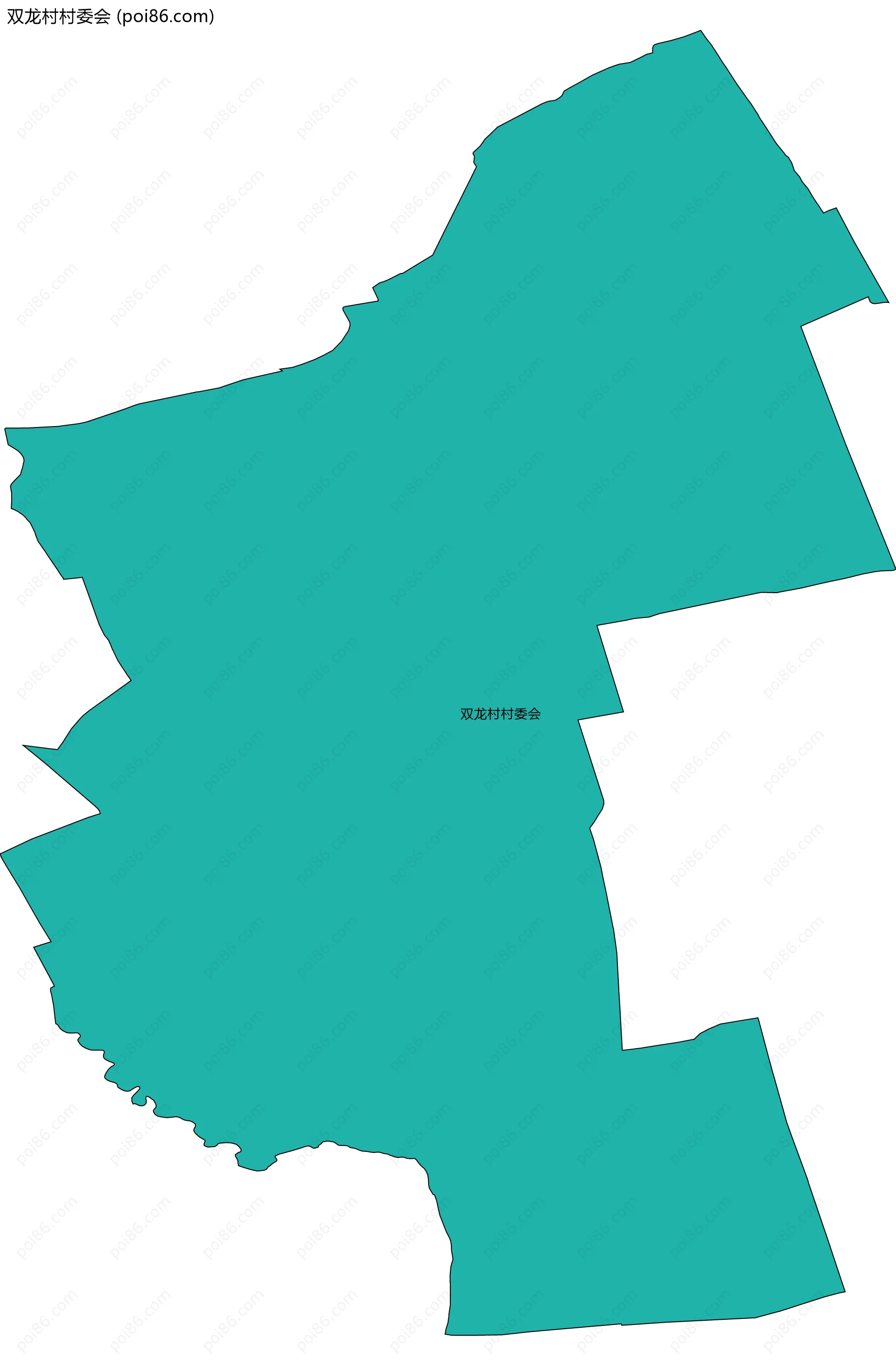 双龙村村委会边界地图