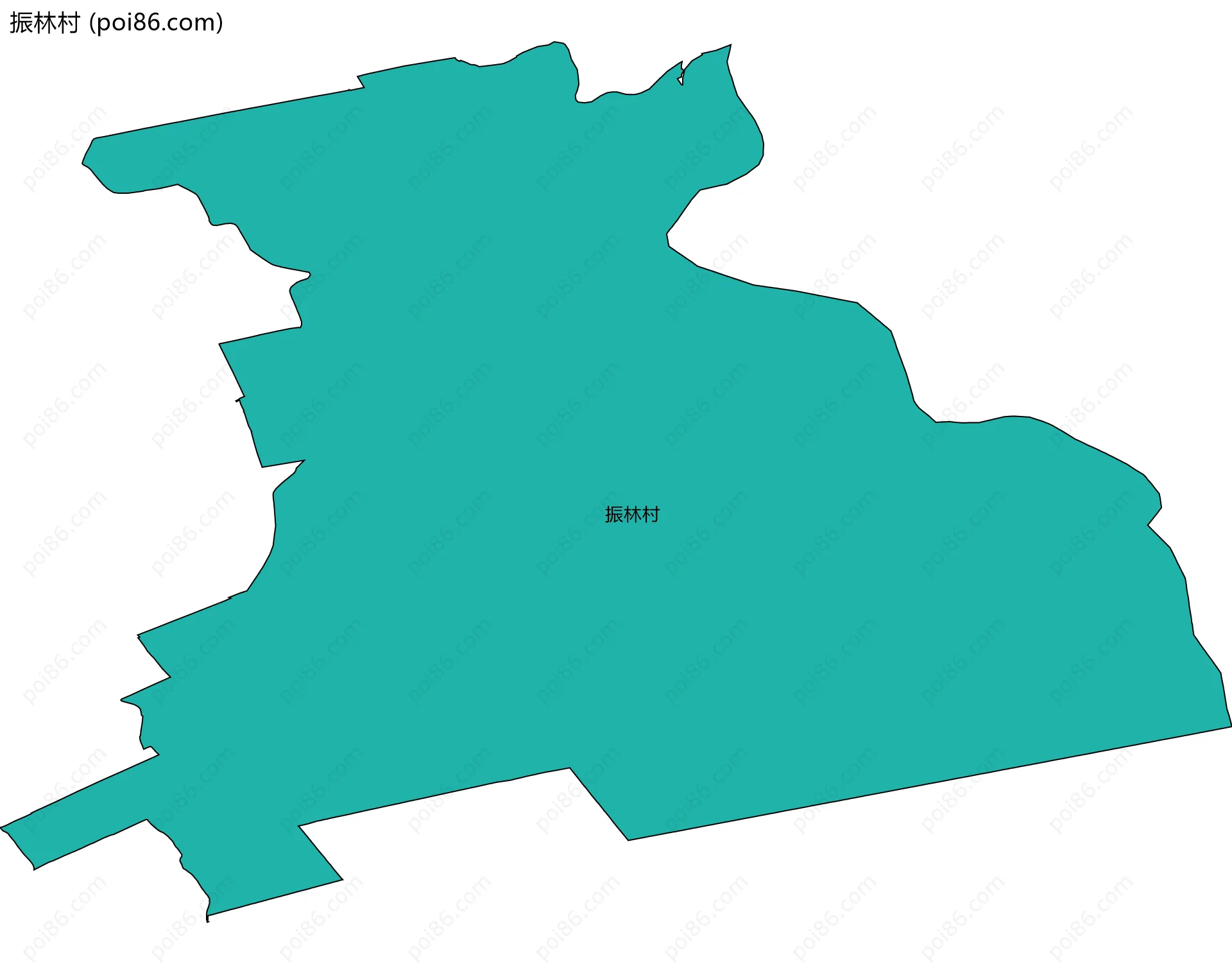 振林村边界地图