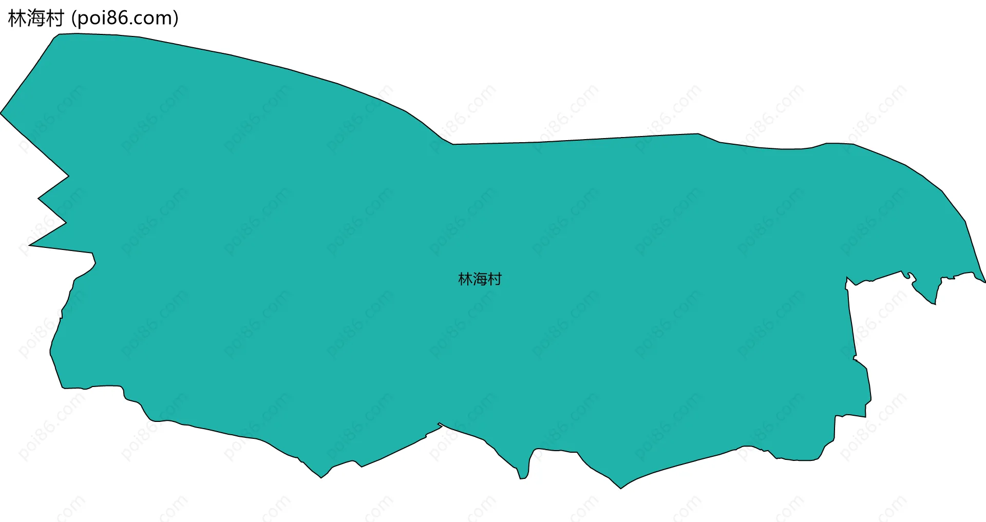 林海村边界地图