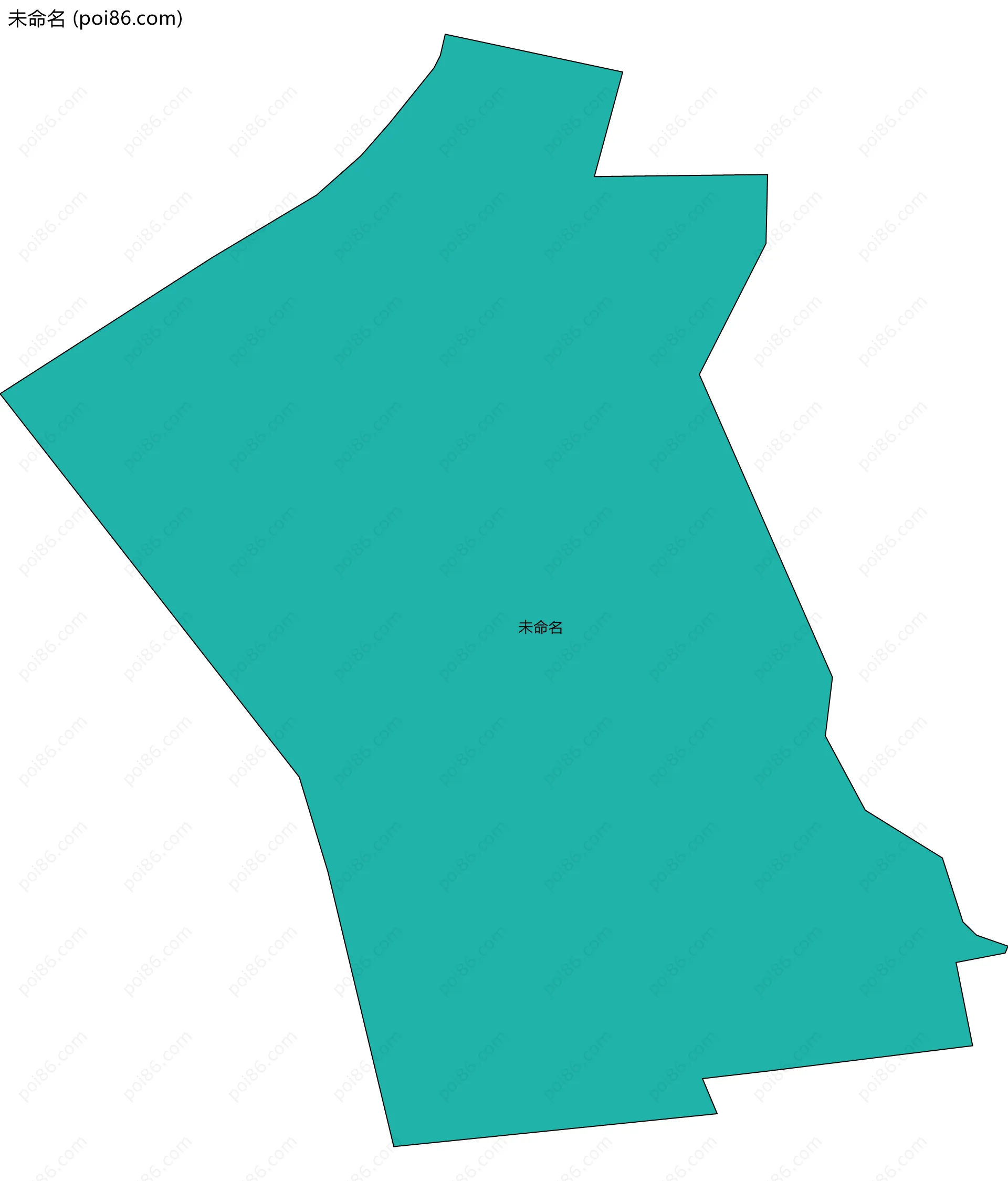 未命名边界地图