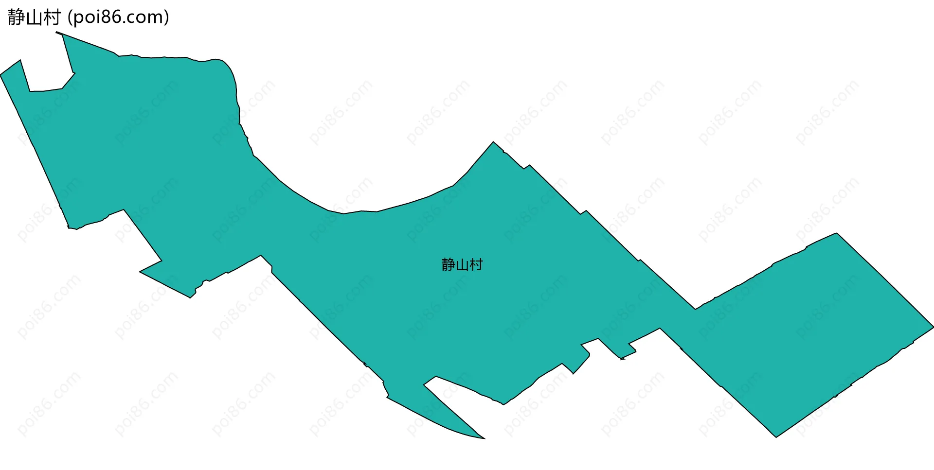 静山村边界地图