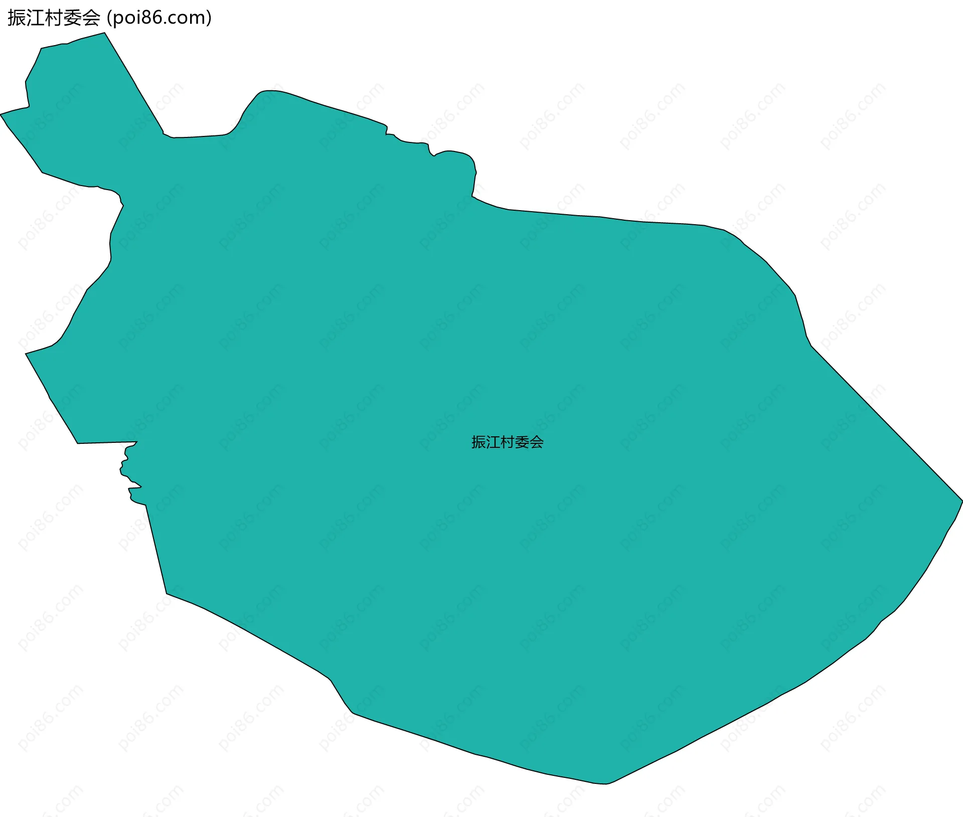 振江村委会边界地图