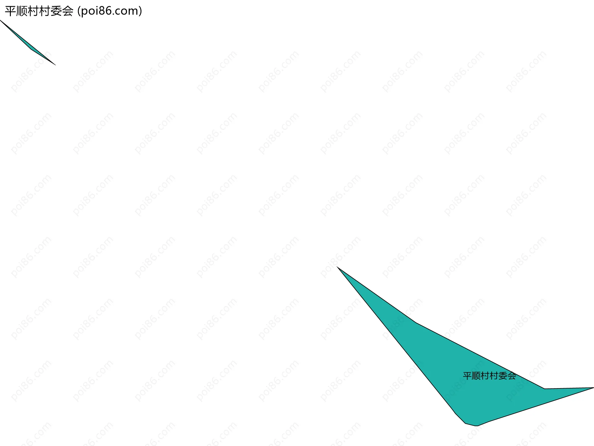 平顺村村委会边界地图