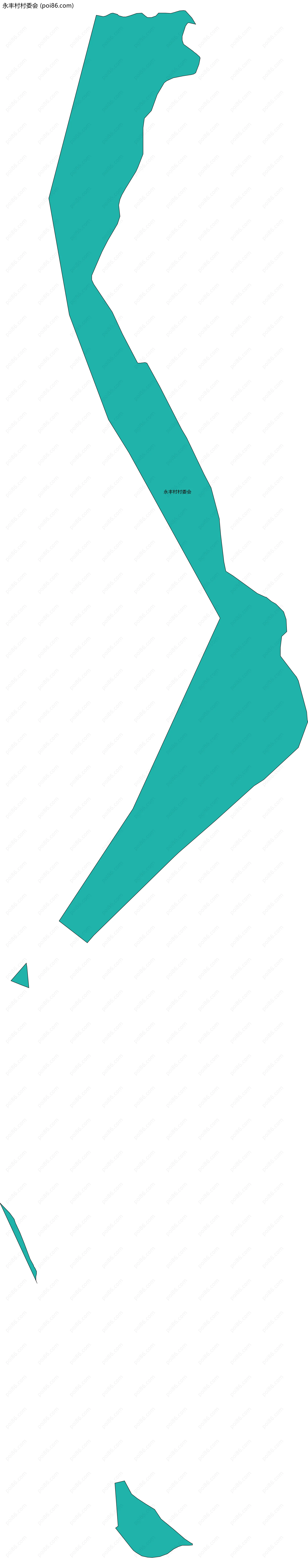 永丰村村委会边界地图