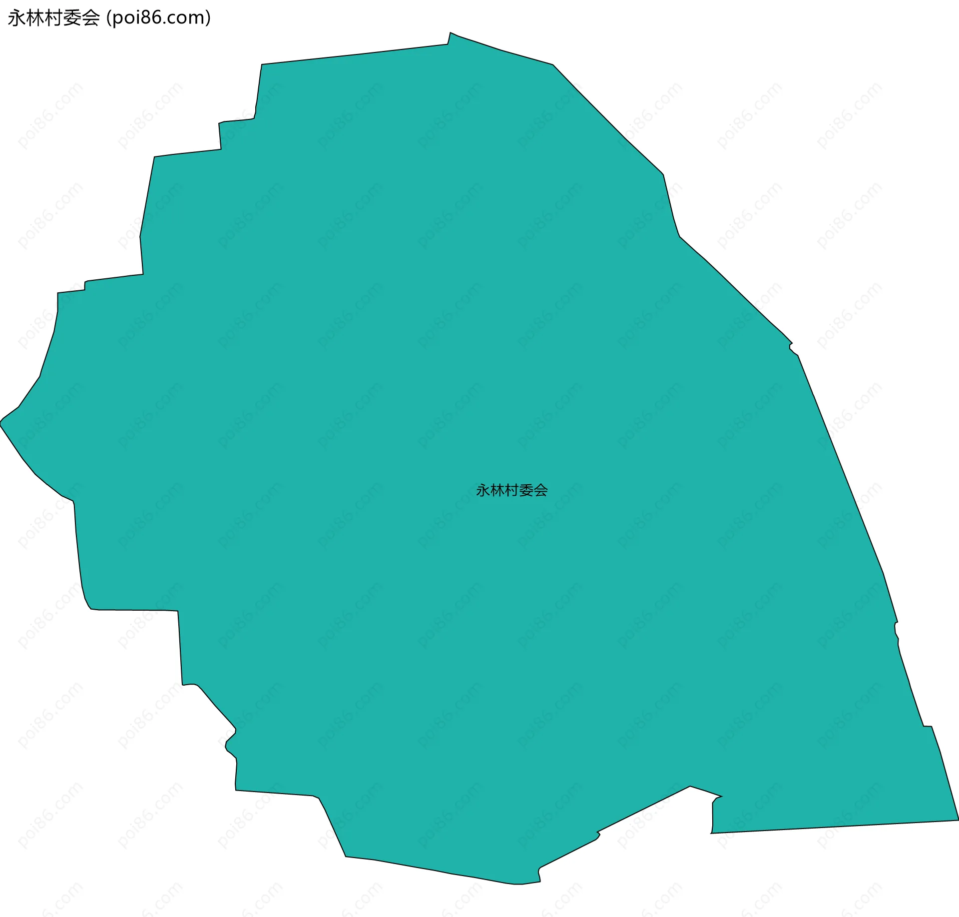永林村委会边界地图