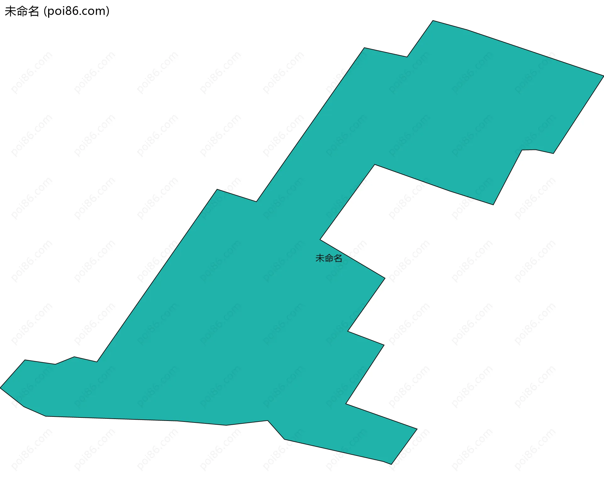 未命名边界地图