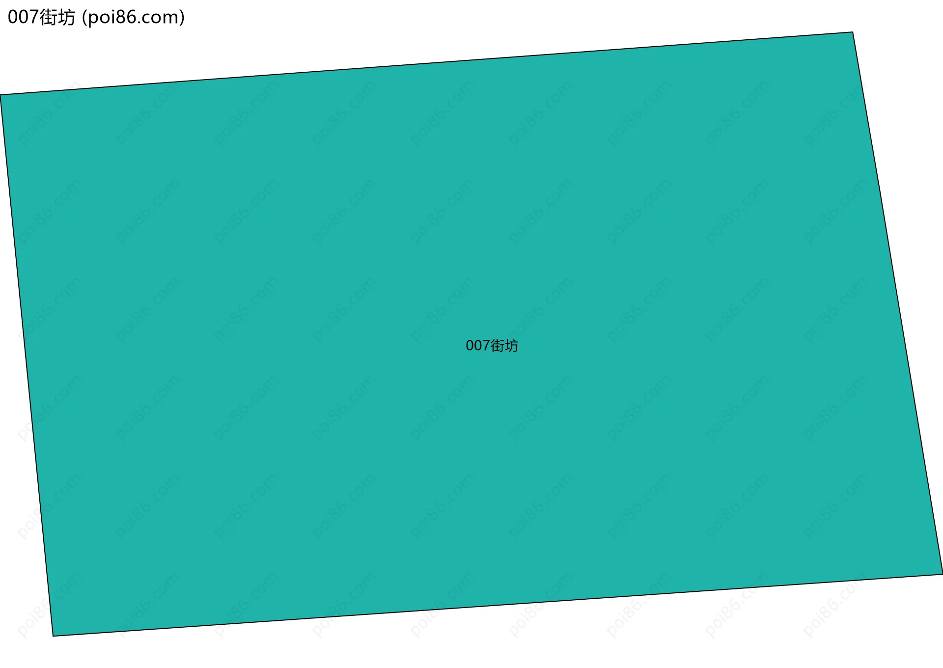 007街坊边界地图