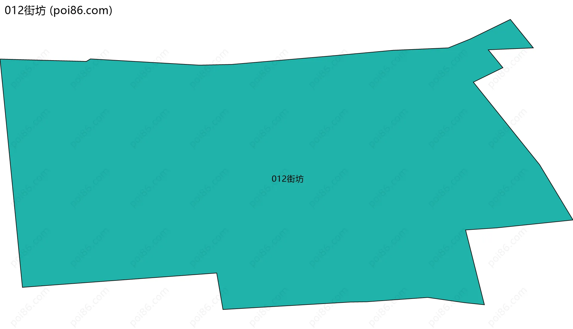 012街坊边界地图