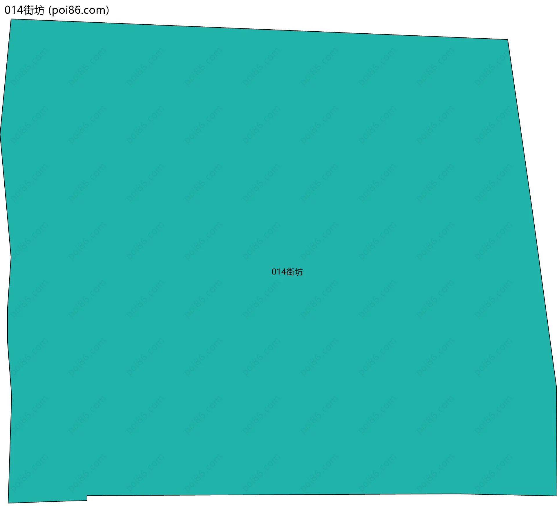 014街坊边界地图