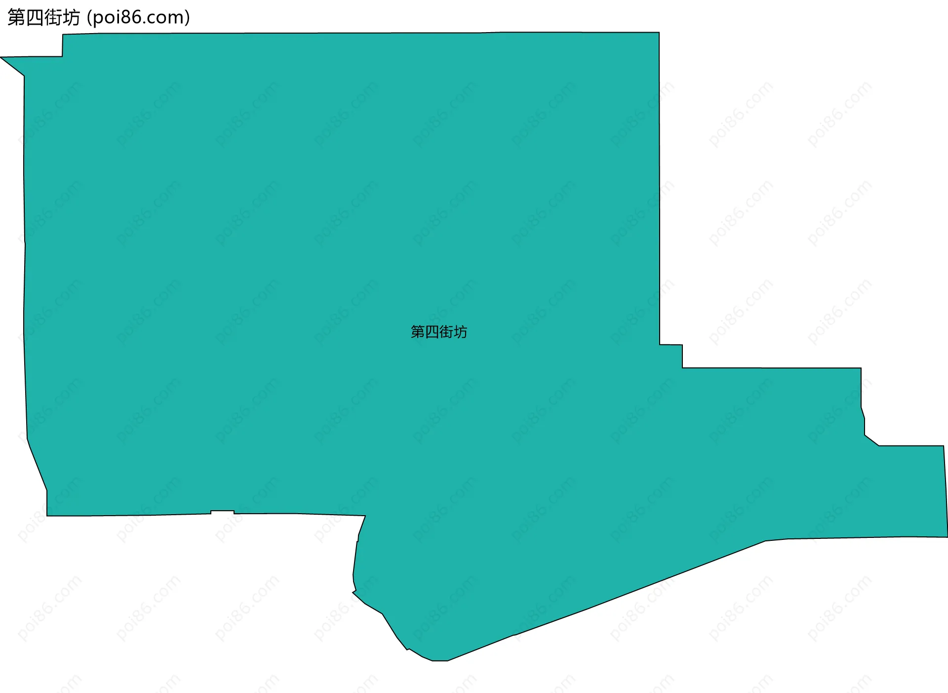 第四街坊边界地图