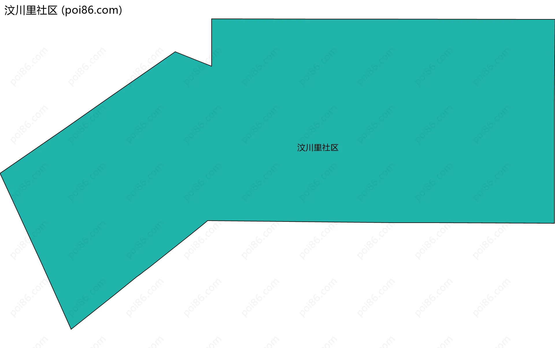 汶川里社区边界地图