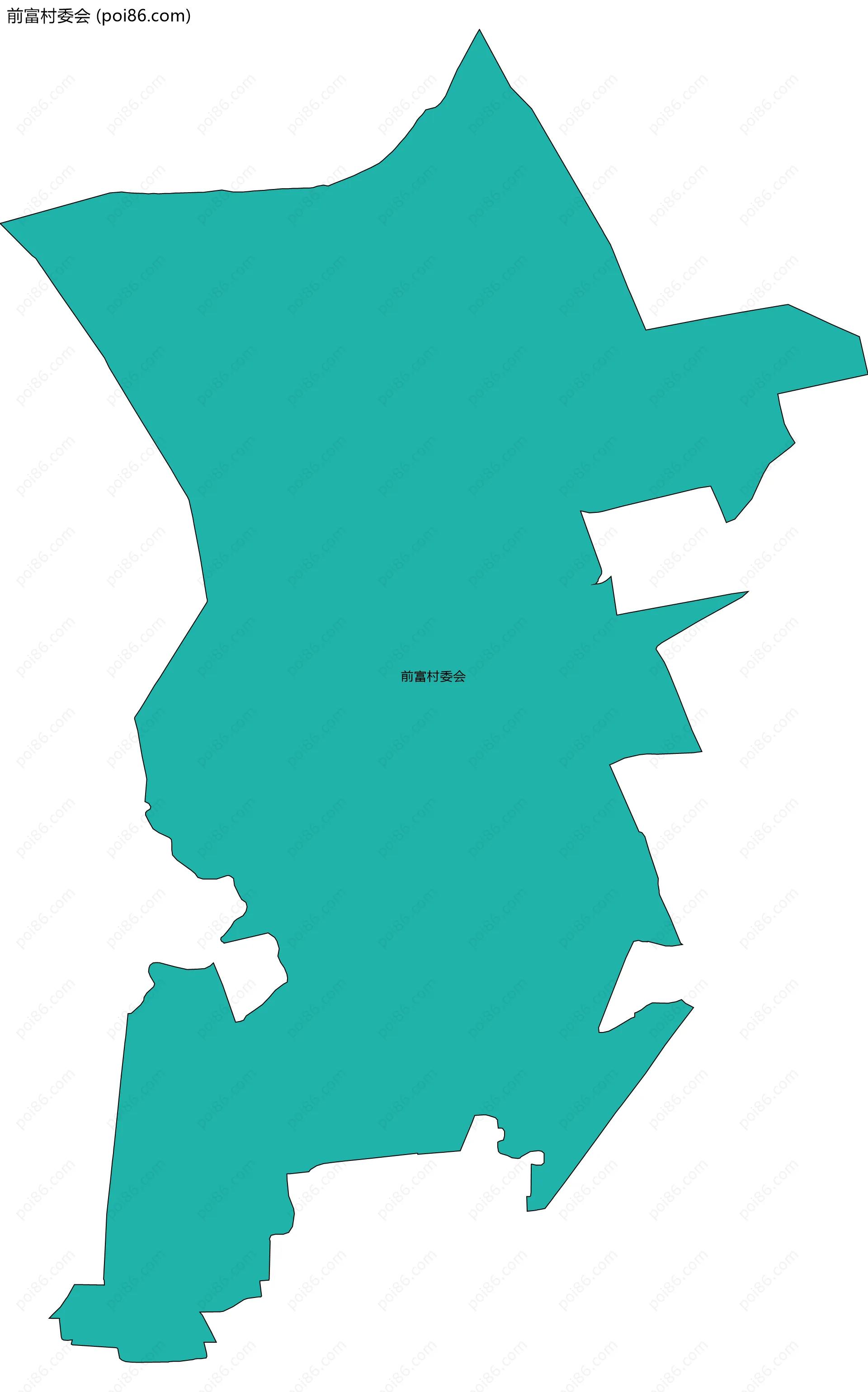 前富村委会边界地图