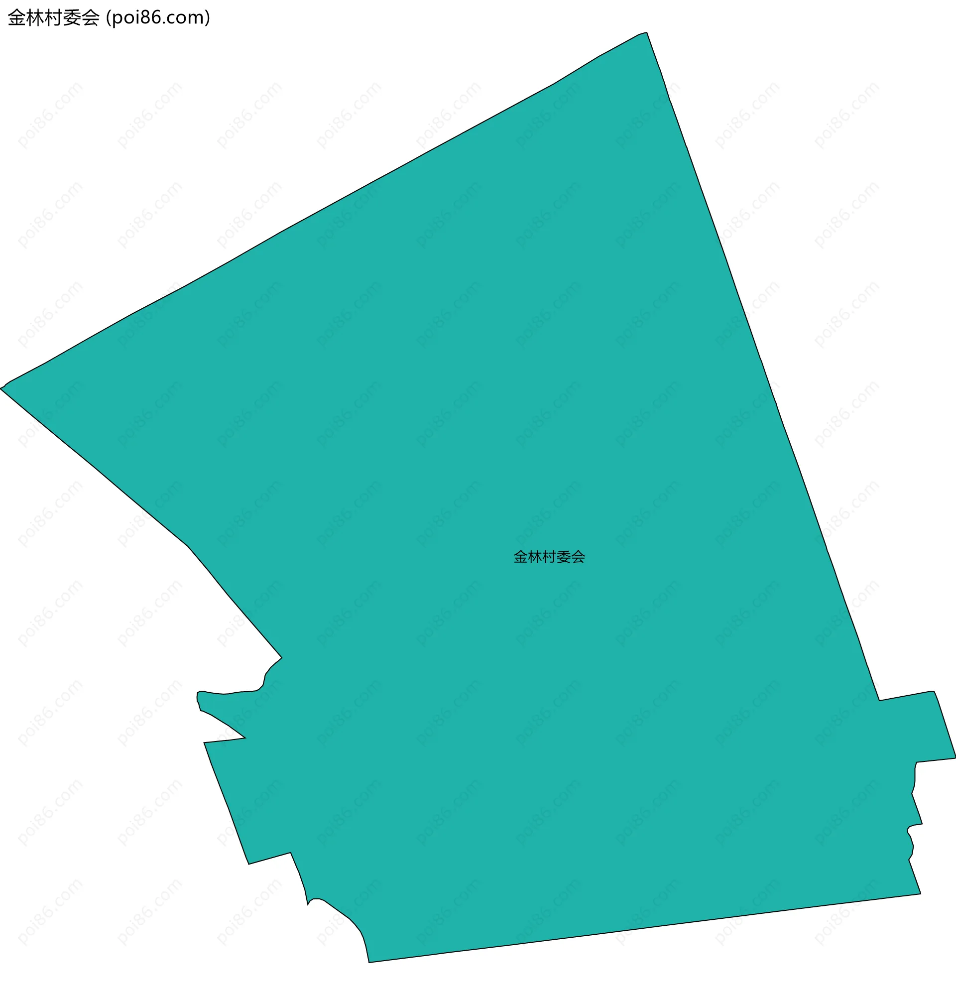 金林村委会边界地图