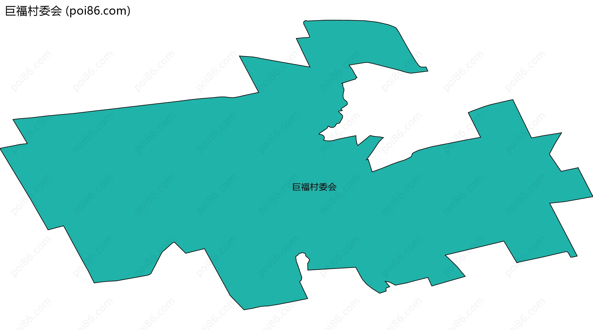 巨福村委会边界地图