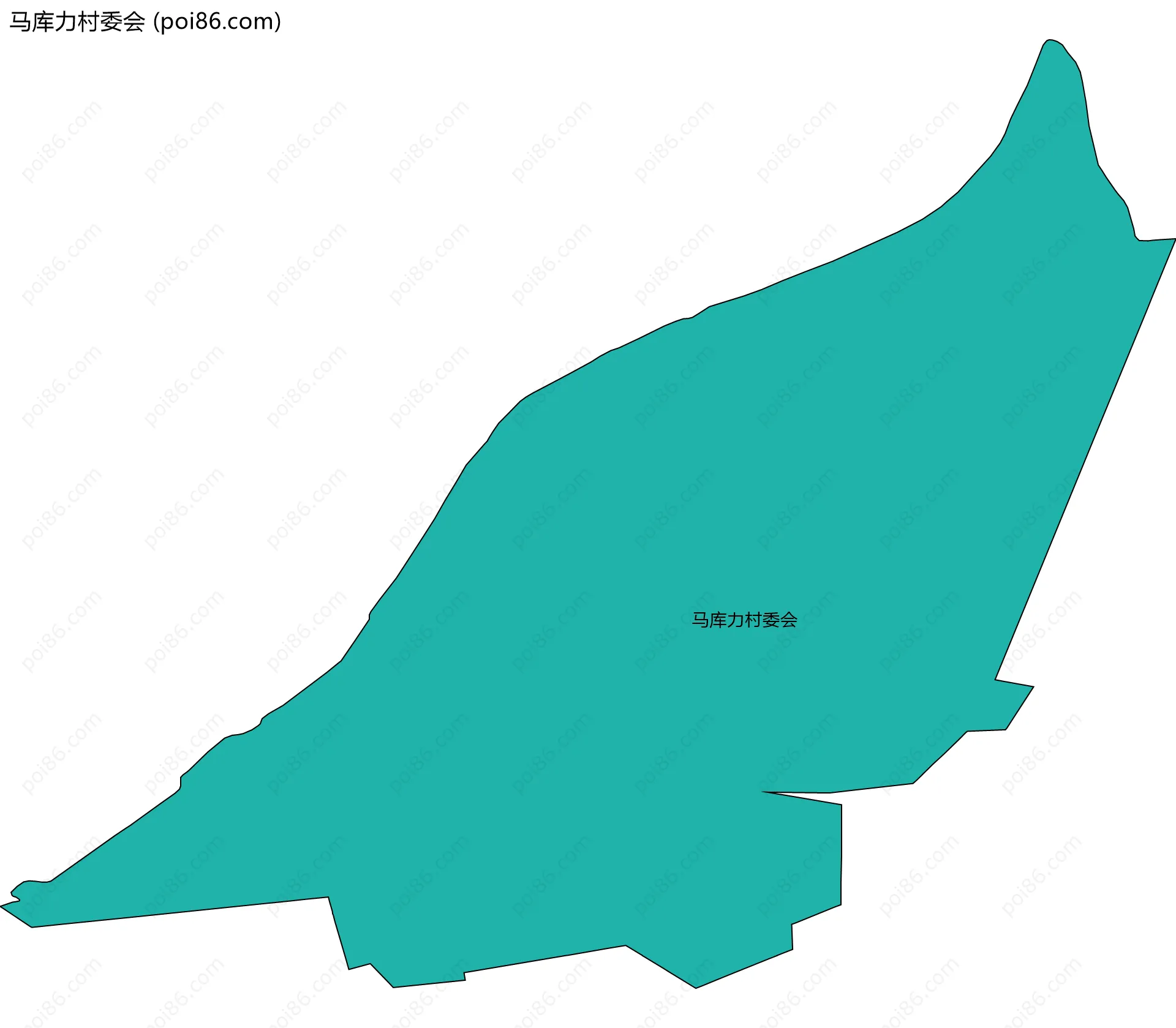 马库力村委会边界地图