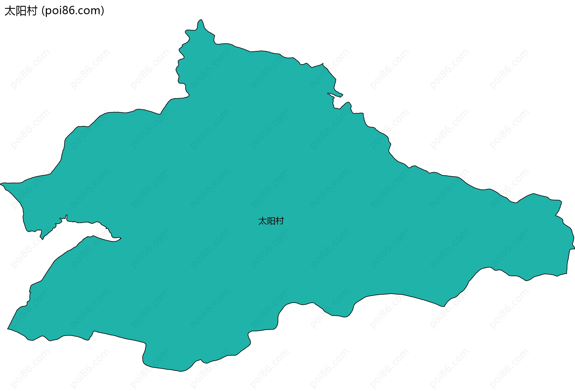 太阳村边界地图