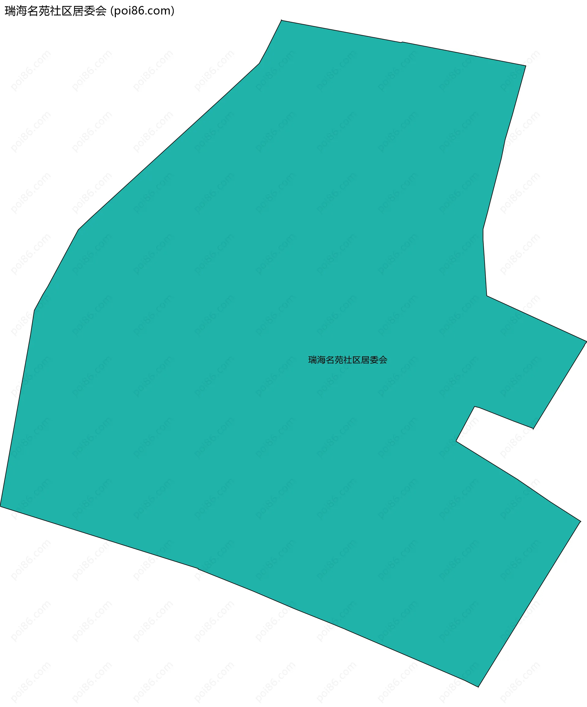 瑞海名苑社区居委会边界地图