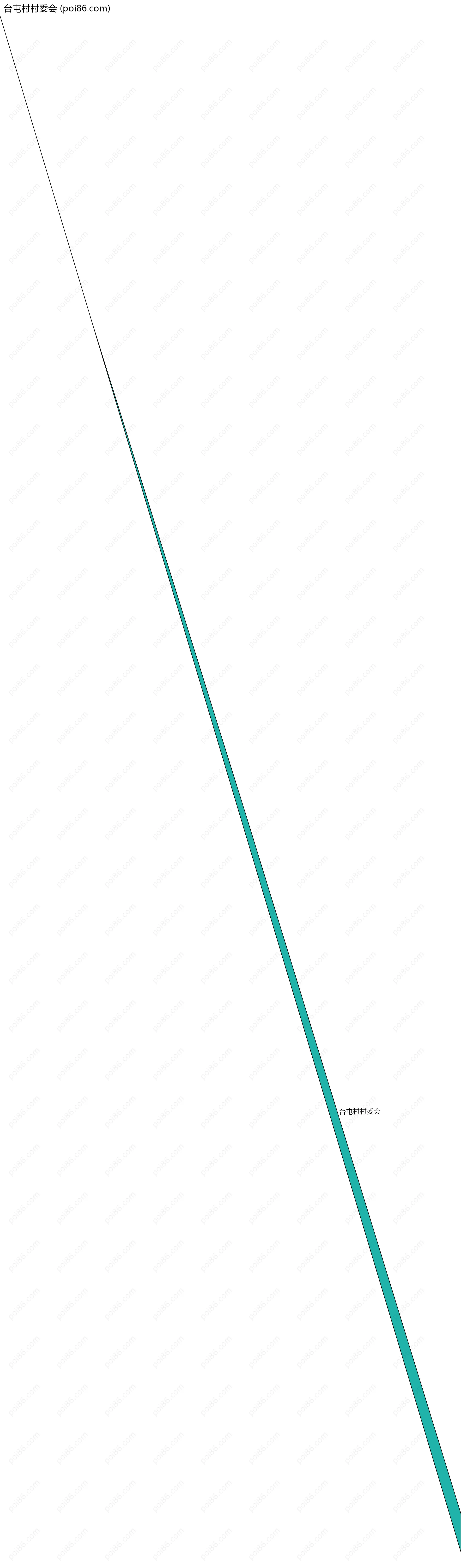 台屯村村委会边界地图