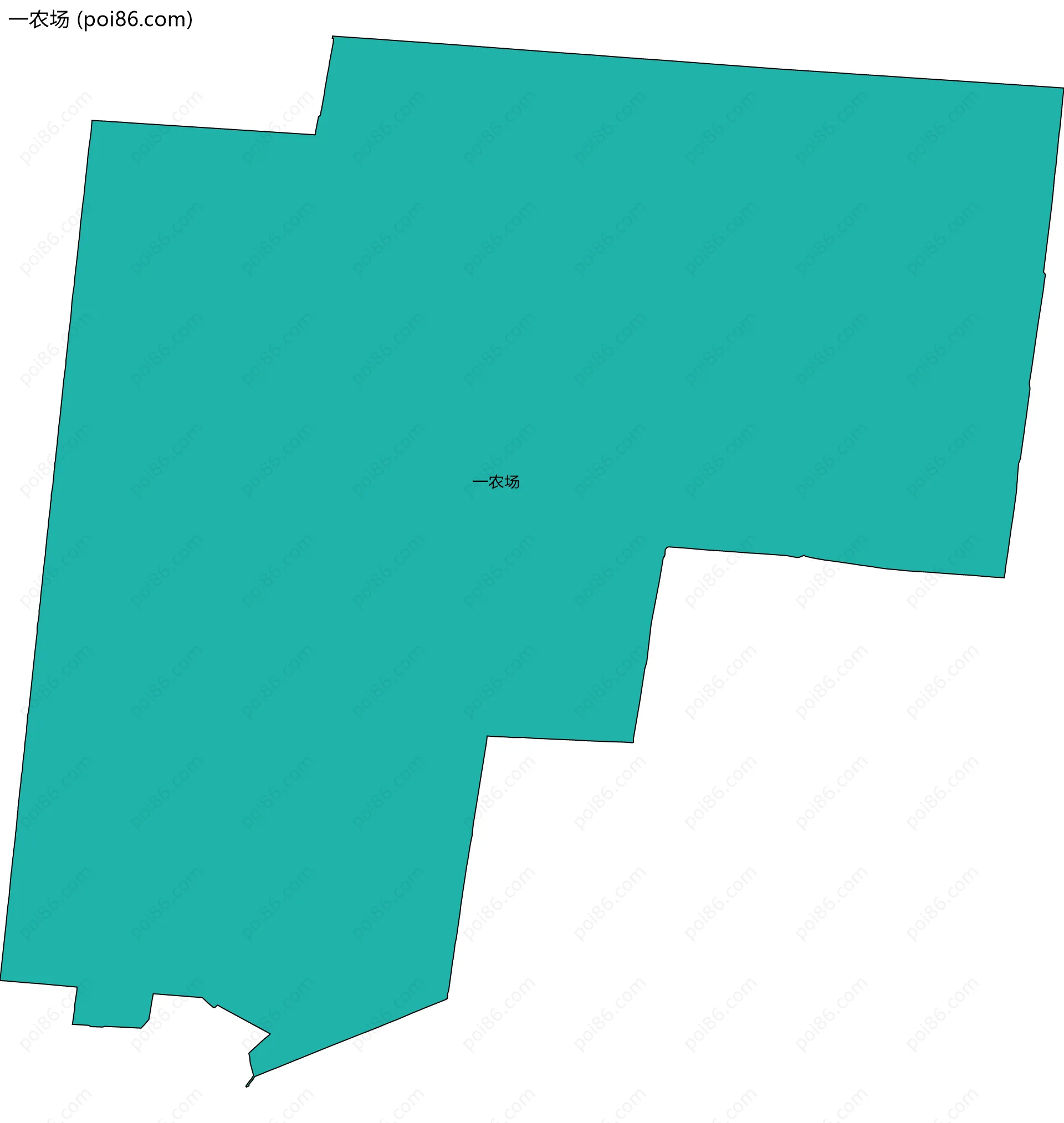 一农场边界地图