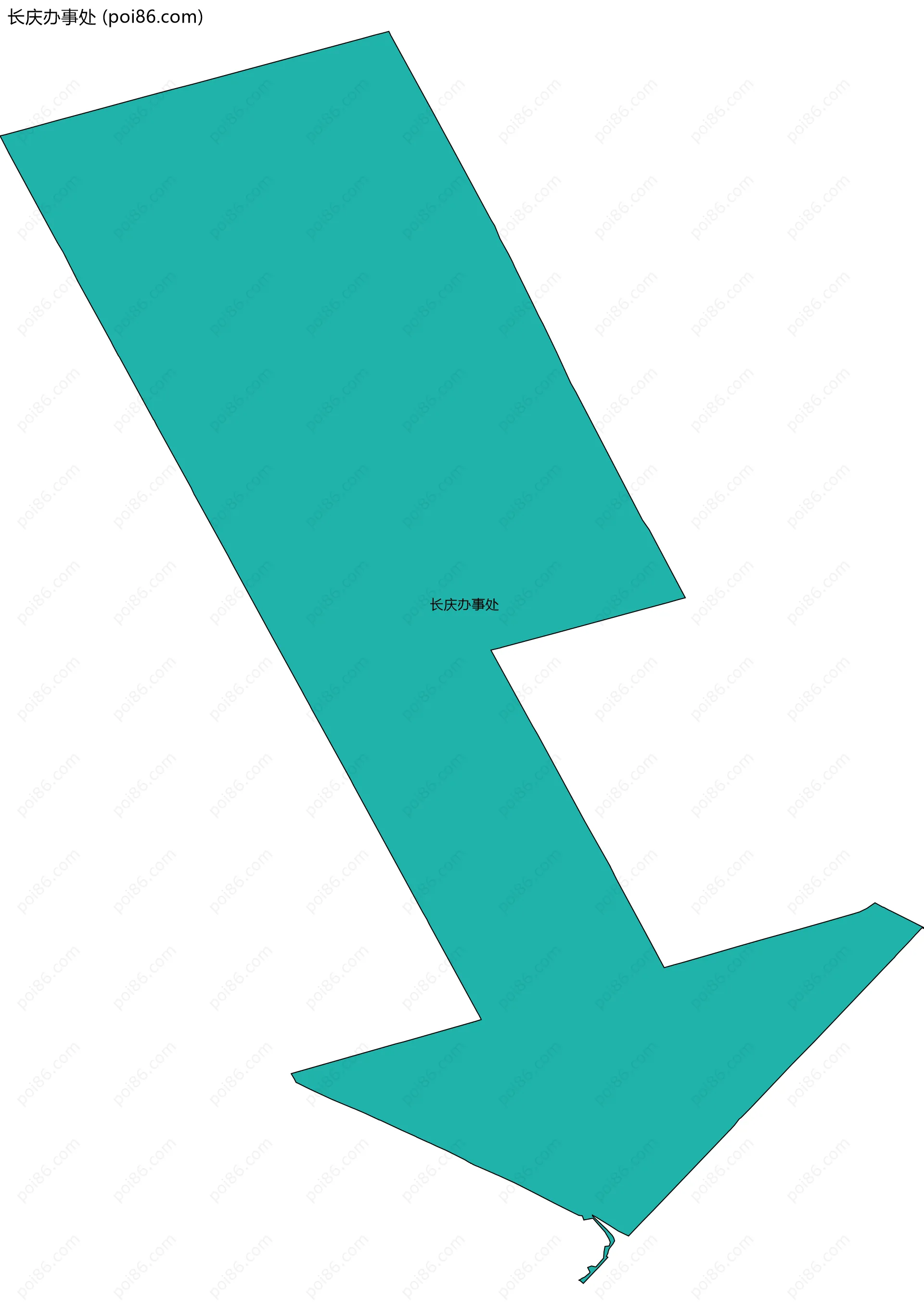 长庆办事处边界地图