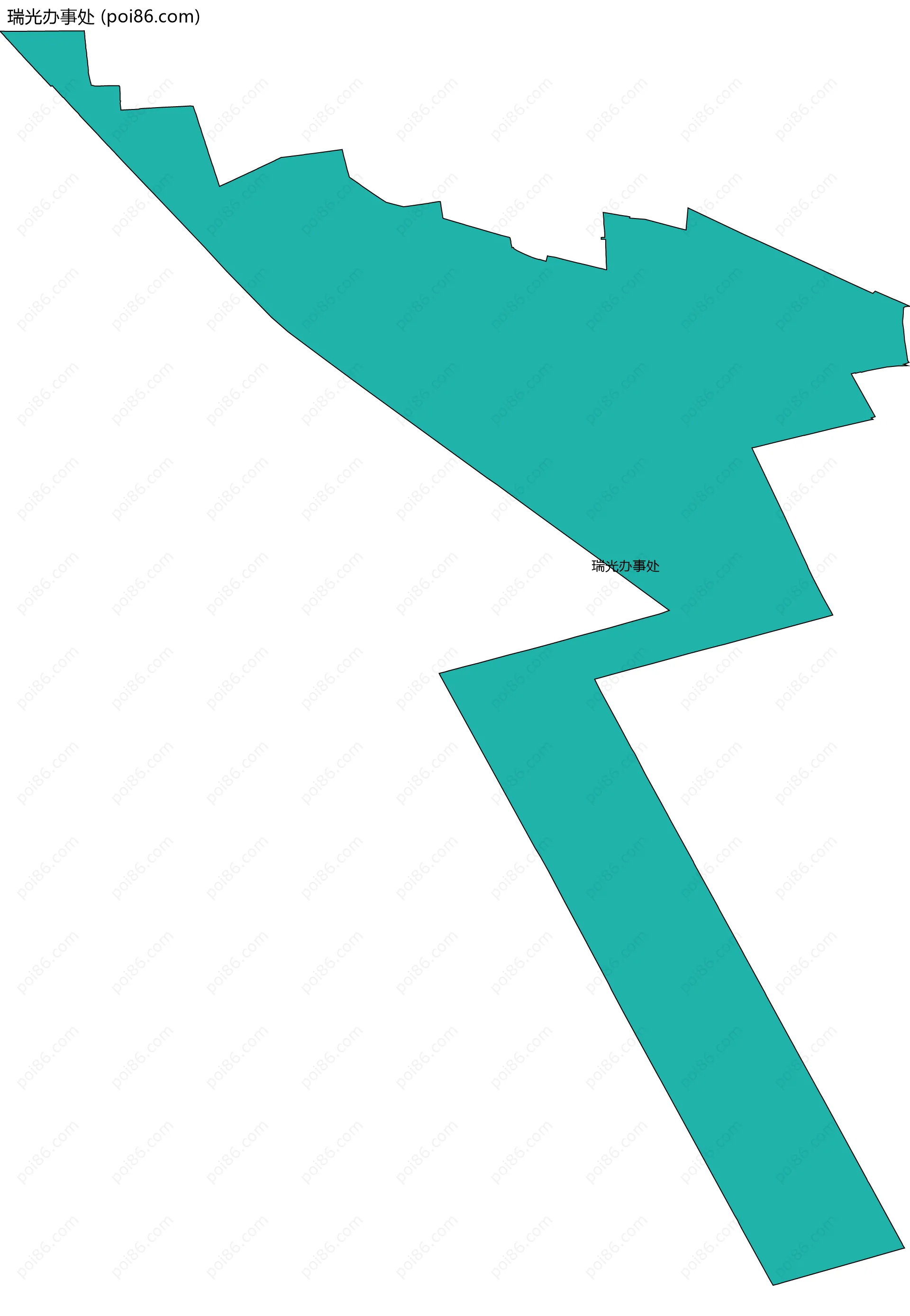 瑞光办事处边界地图