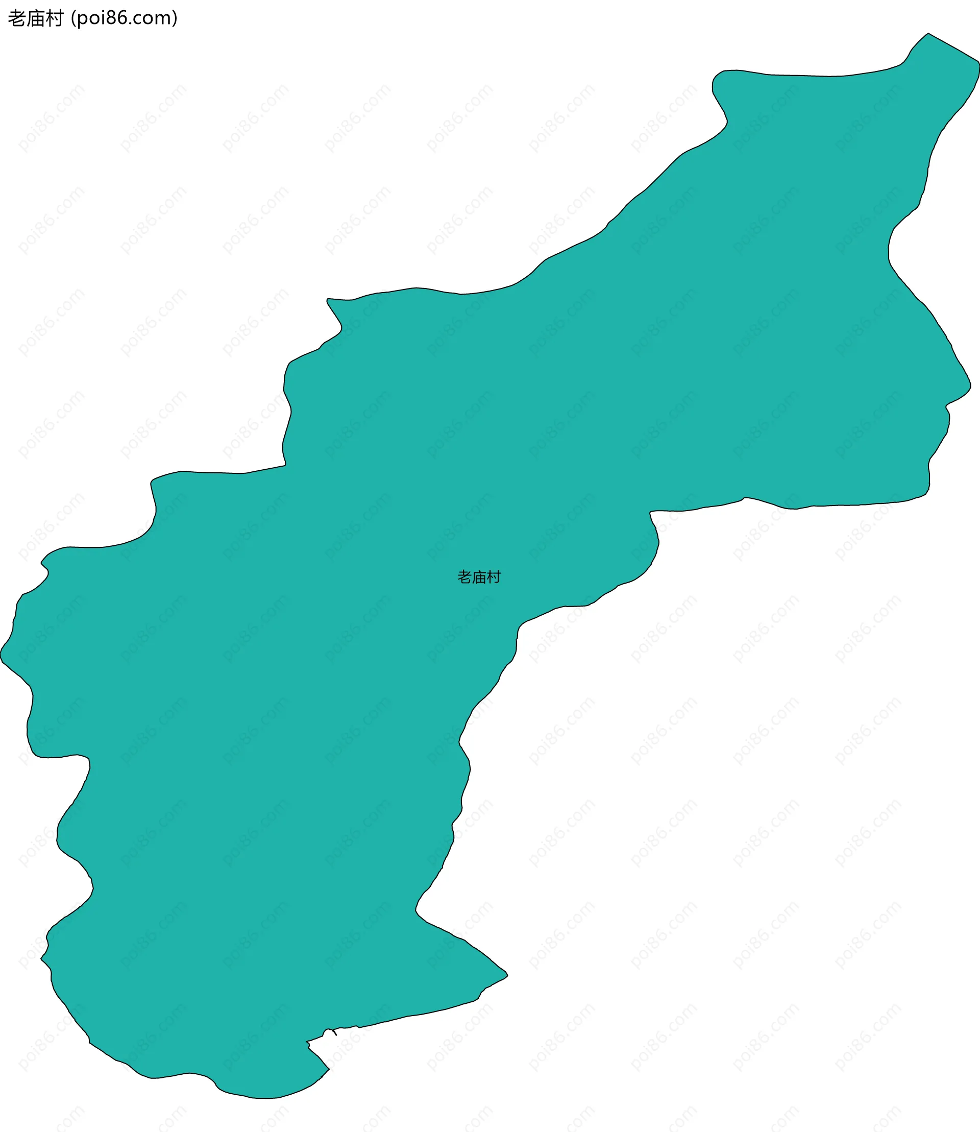 老庙村边界地图