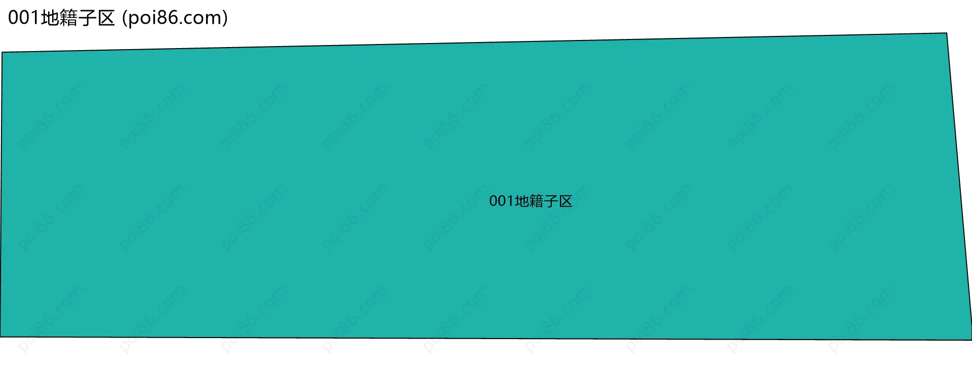 001地籍子区边界地图