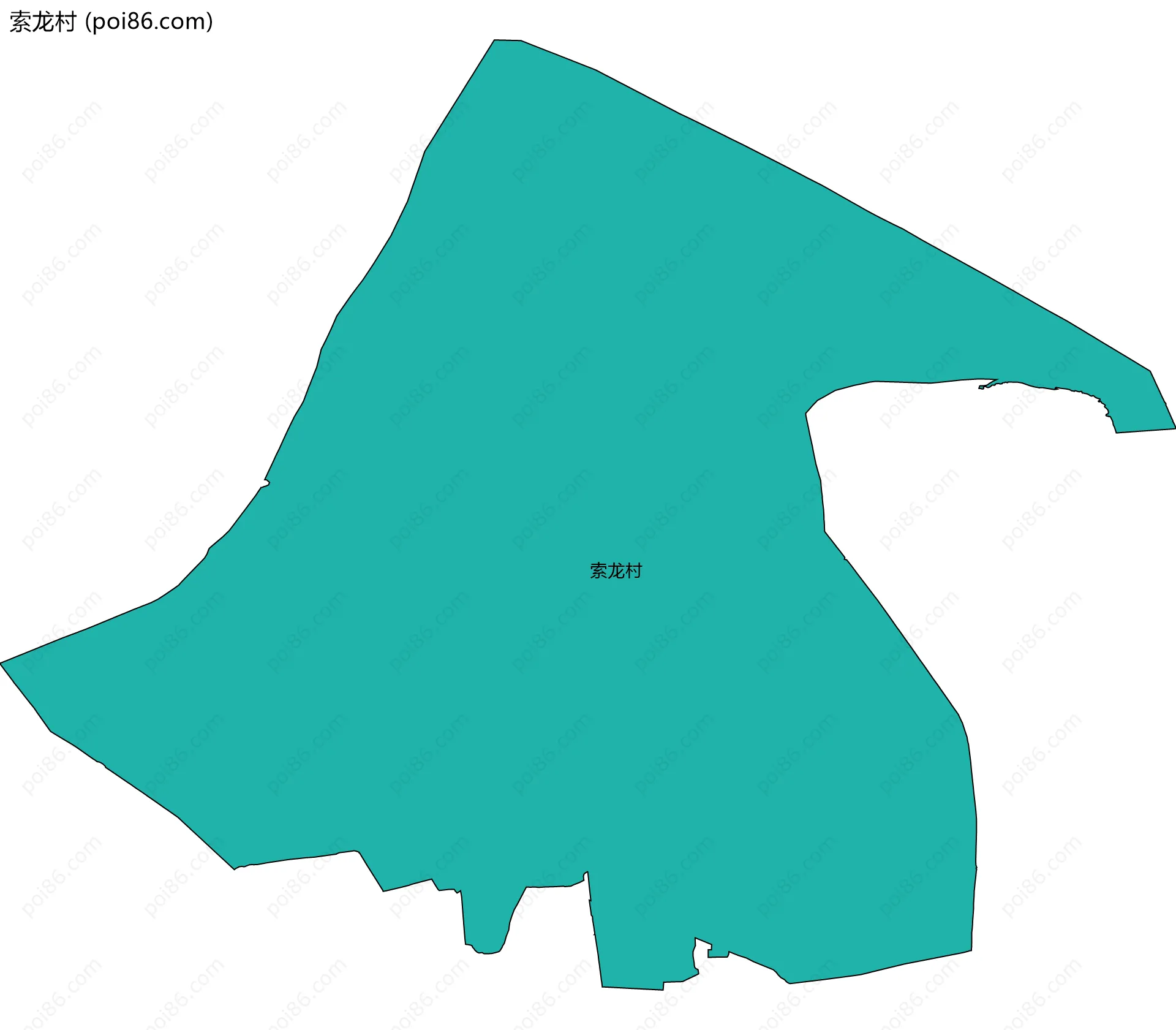 索龙村边界地图
