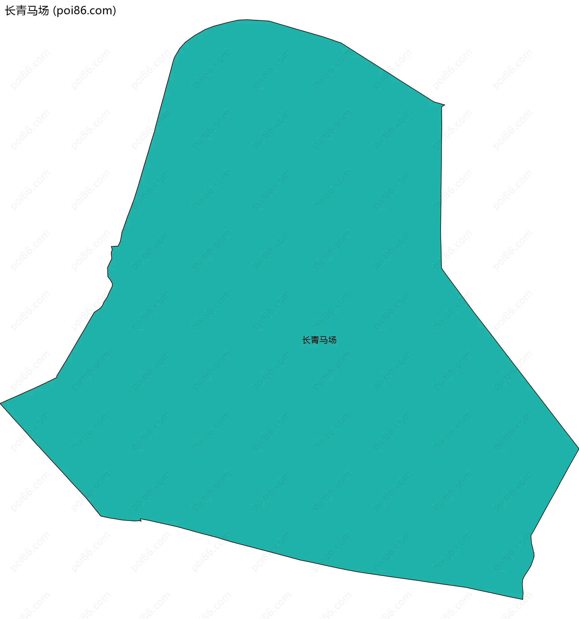 长青马场边界地图