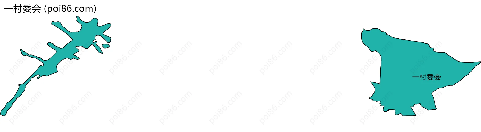 一村委会边界地图