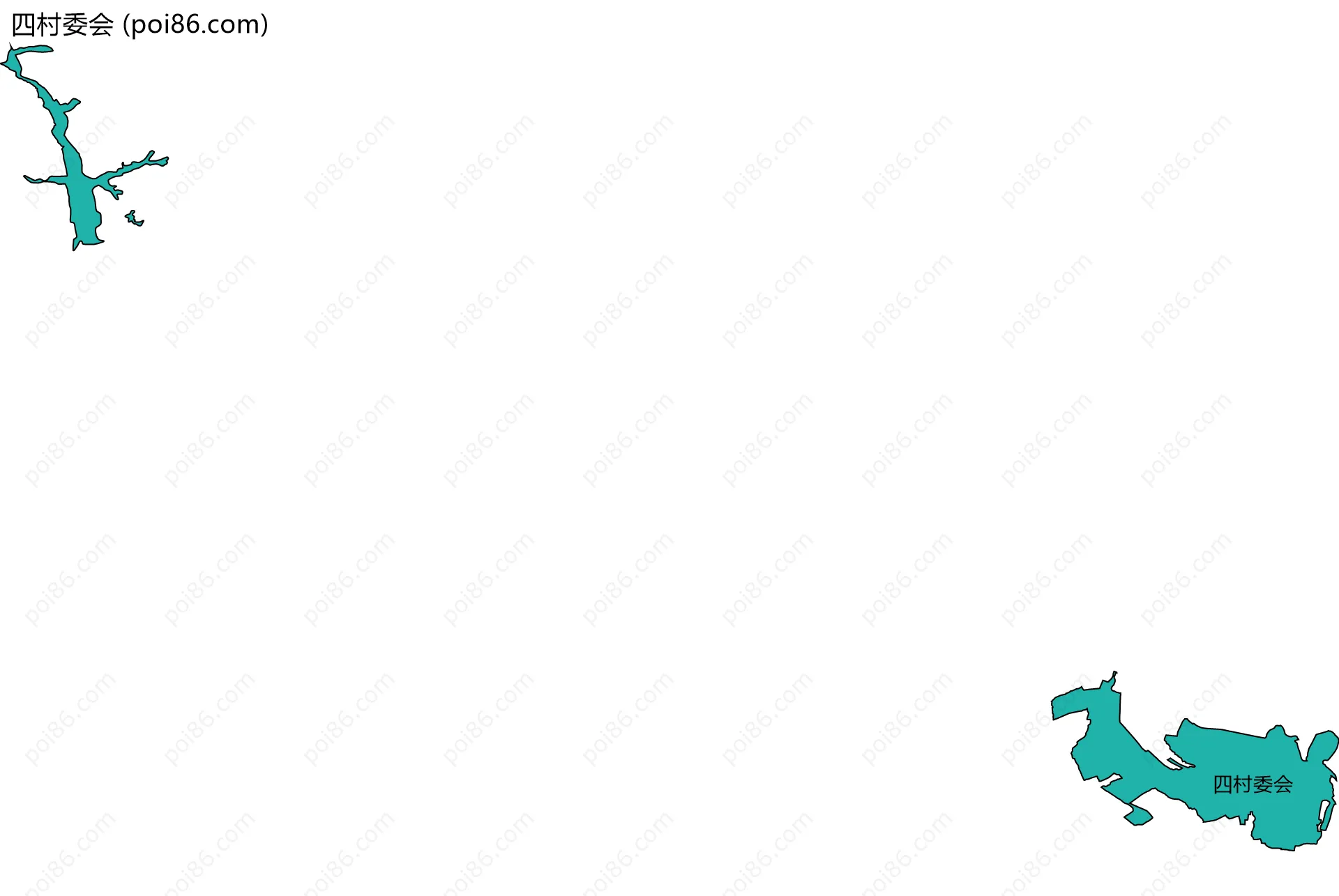 四村委会边界地图