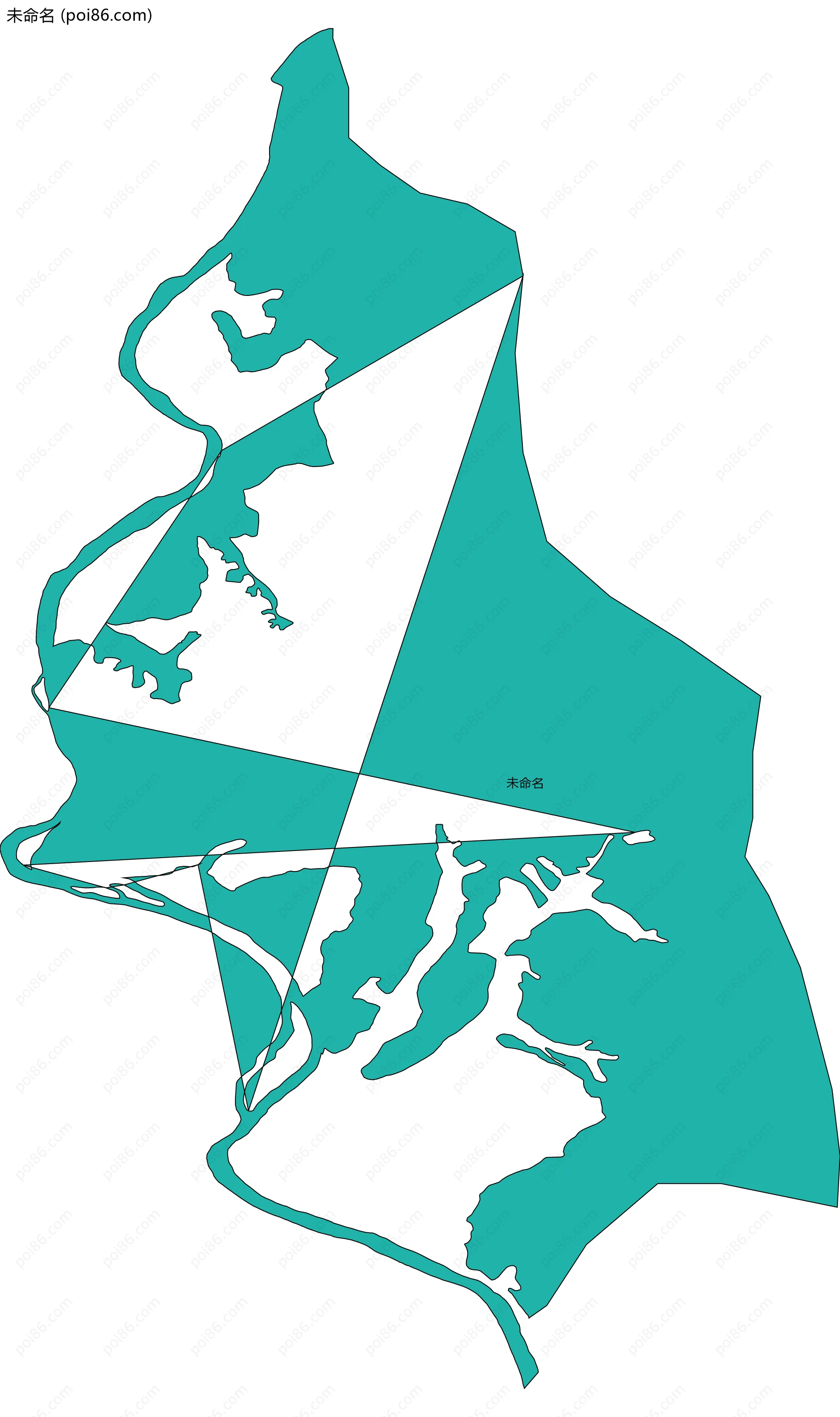 未命名边界地图