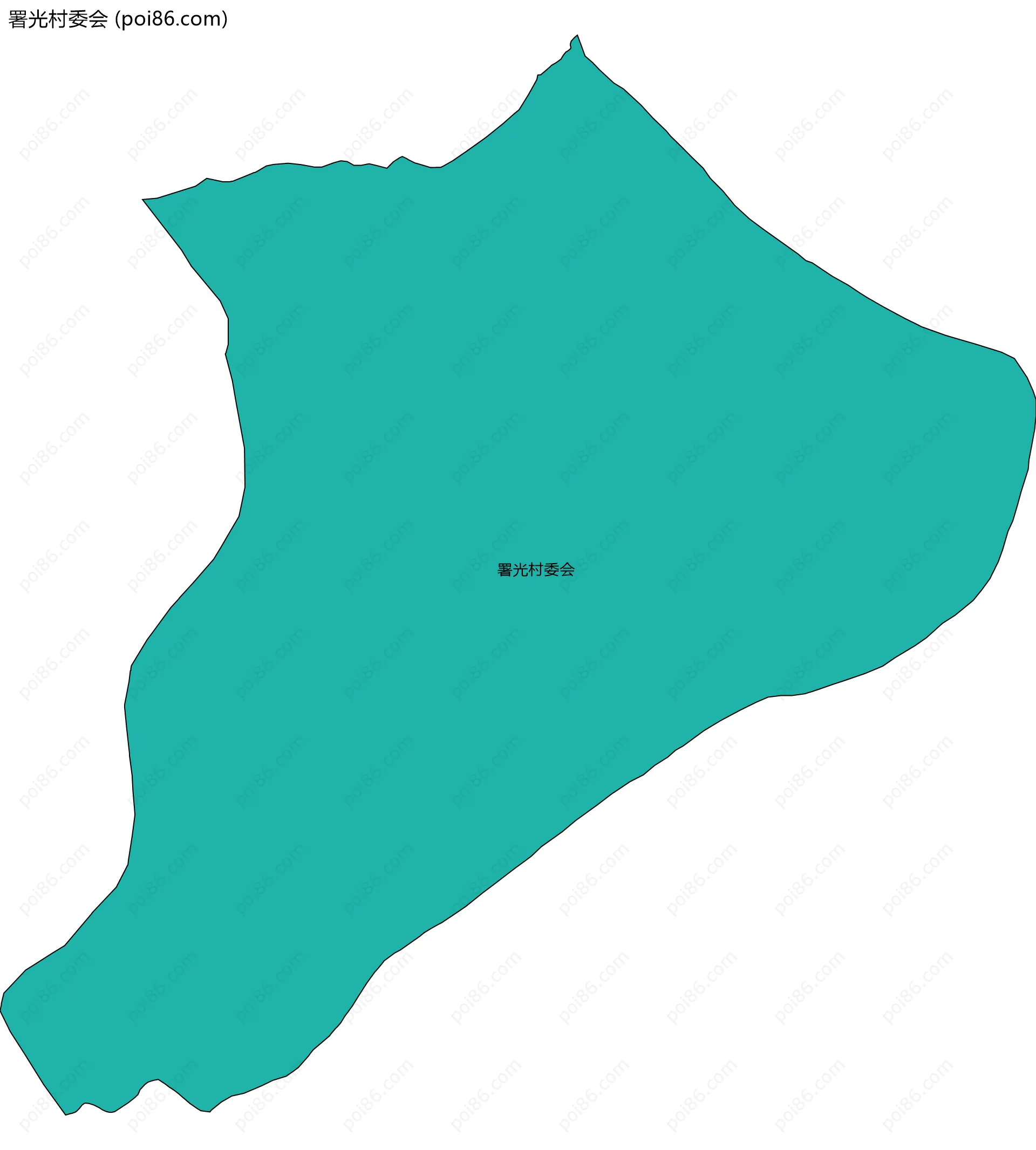 署光村委会边界地图