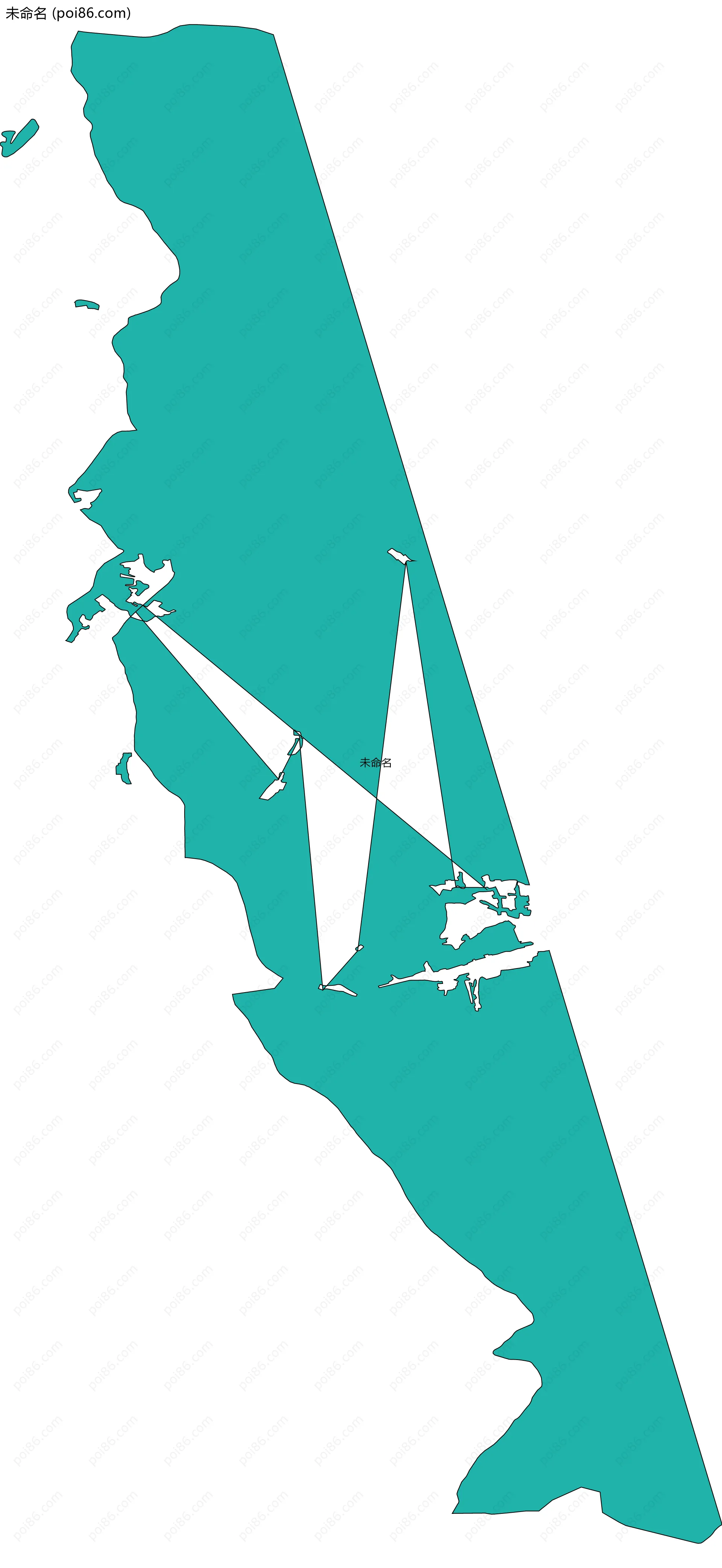 未命名边界地图