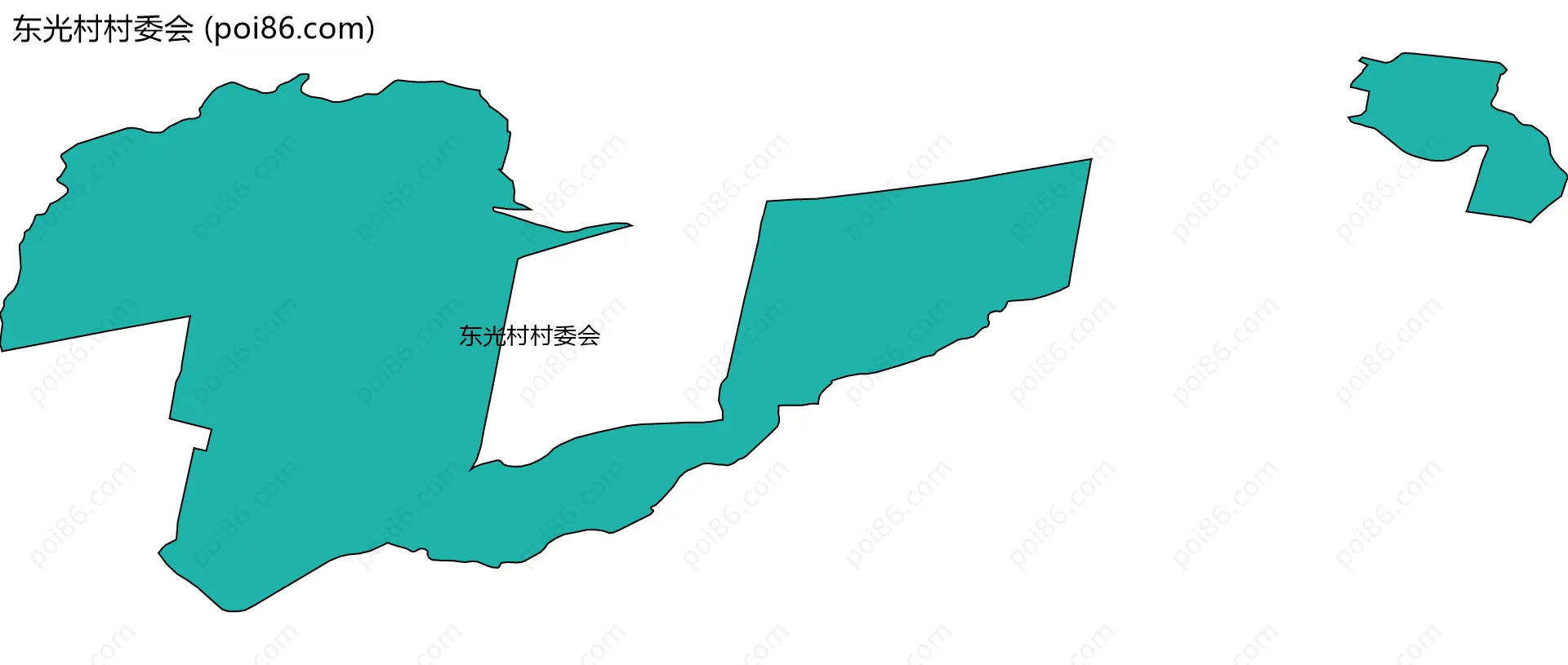 东光村村委会边界地图