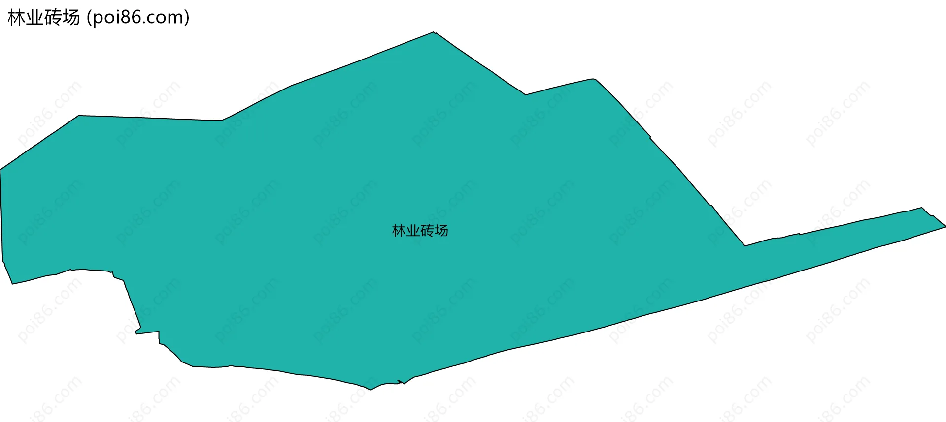 林业砖场边界地图