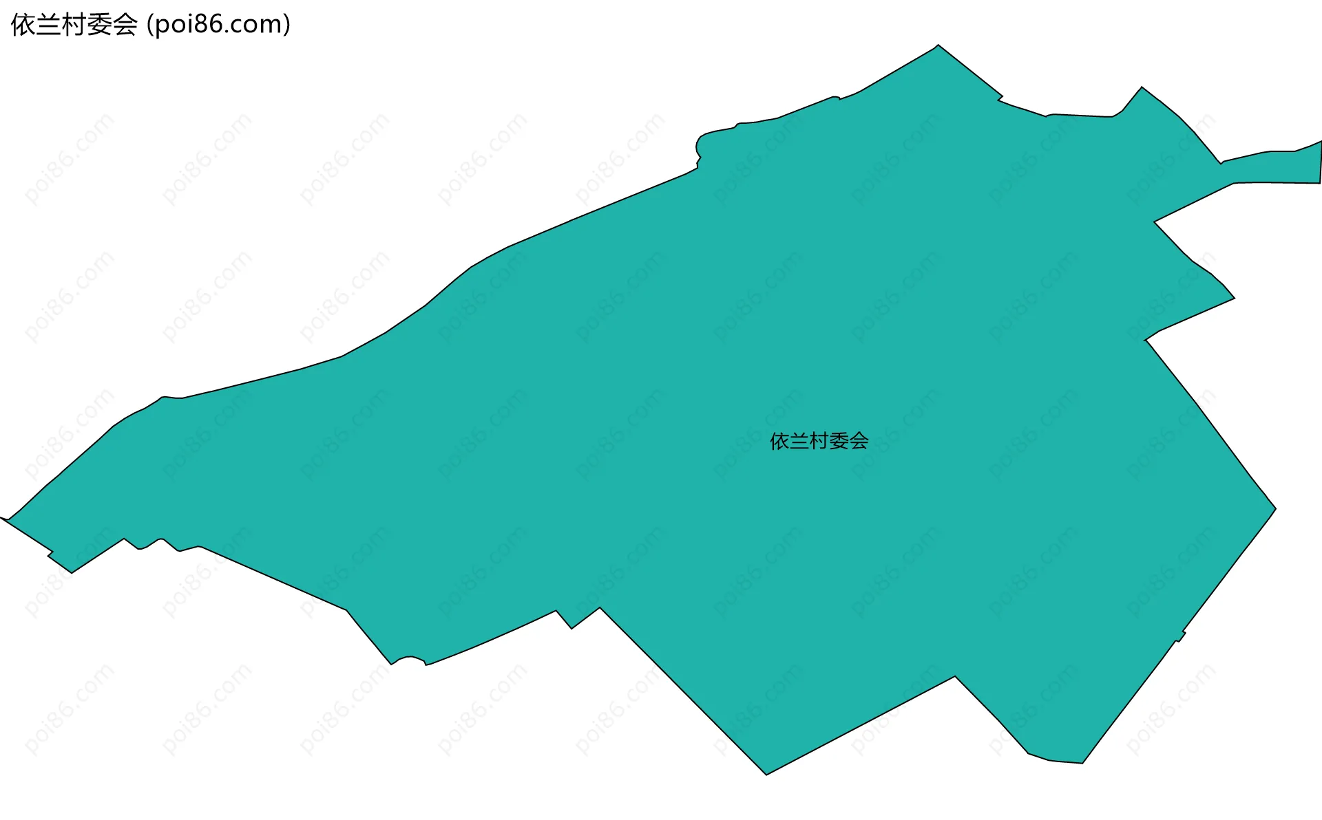 依兰村委会边界地图