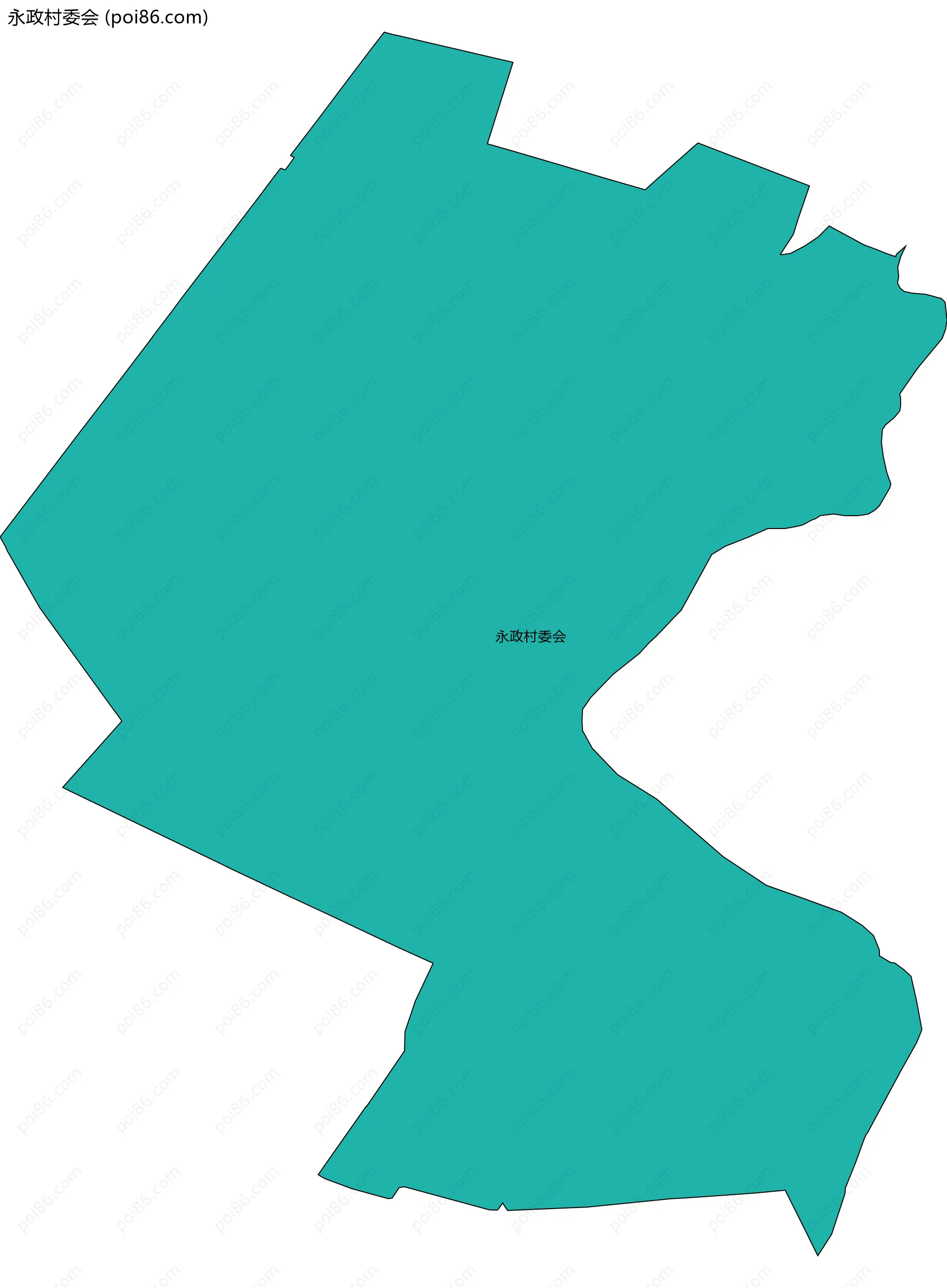 永政村委会边界地图