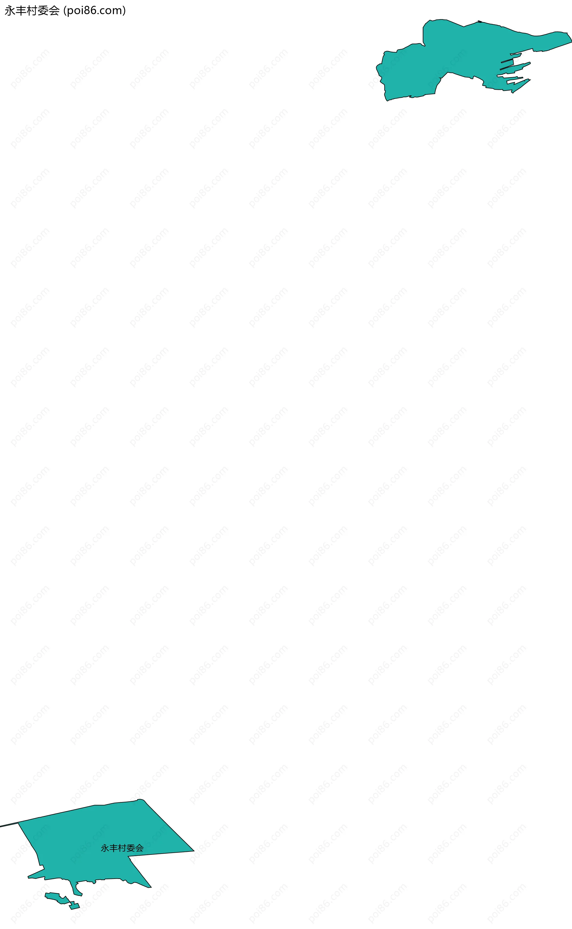 永丰村委会边界地图