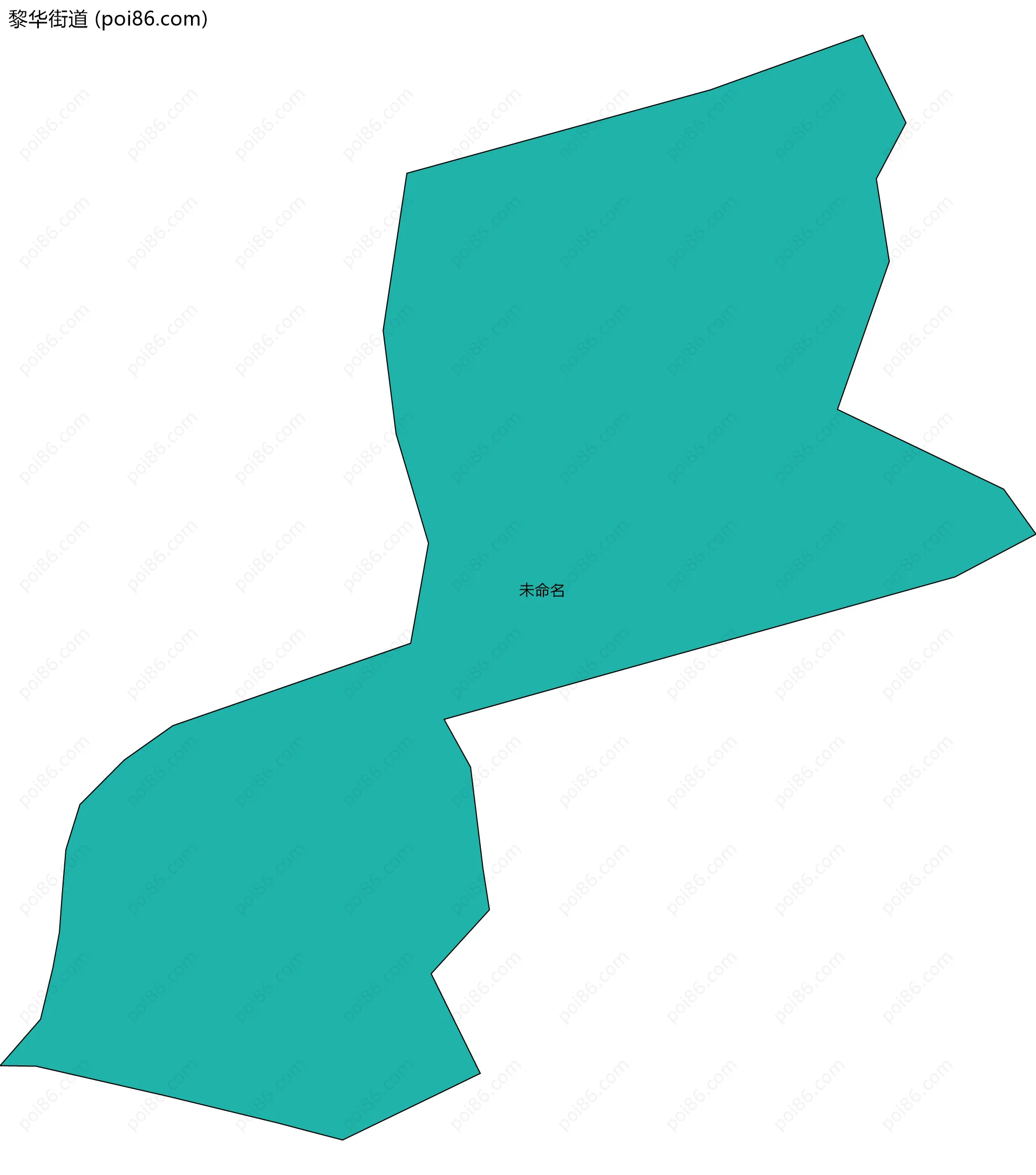 黎华街道边界地图(五级行政区划)