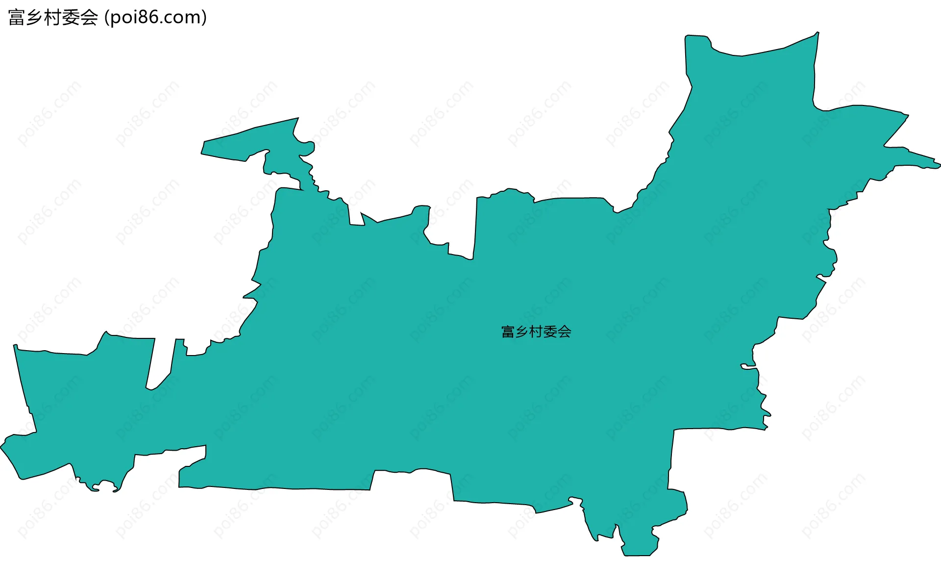 富乡村委会边界地图