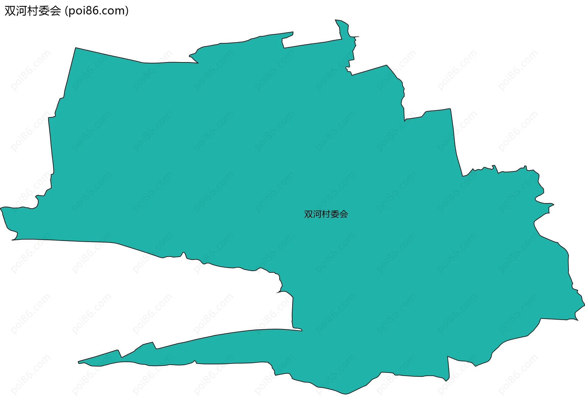 双河村委会边界地图